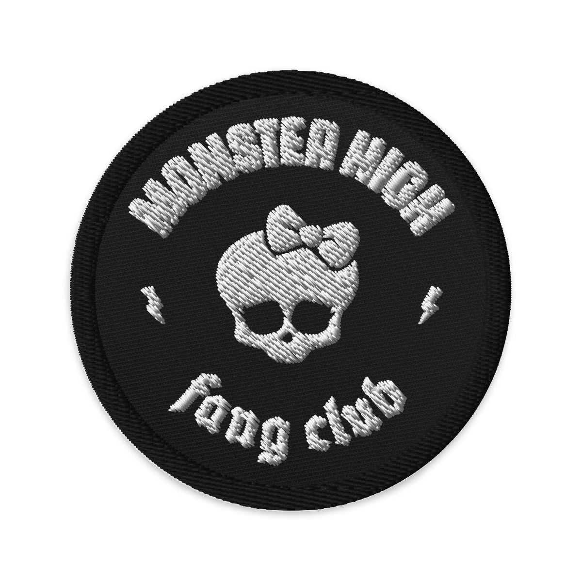 Monster High Fang Club Embroidered Patch