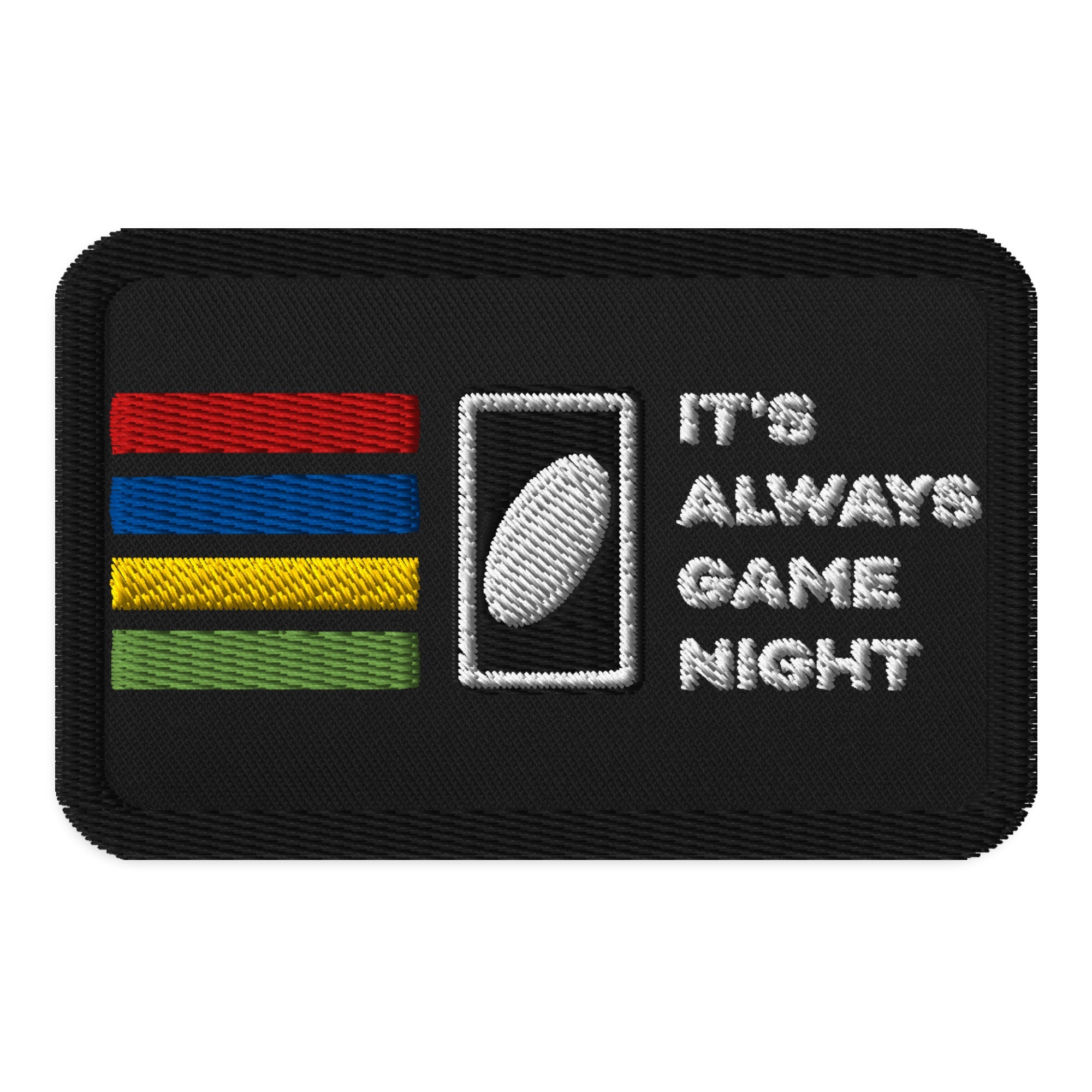 UNO Social Club It's Always Game Night Black Patch