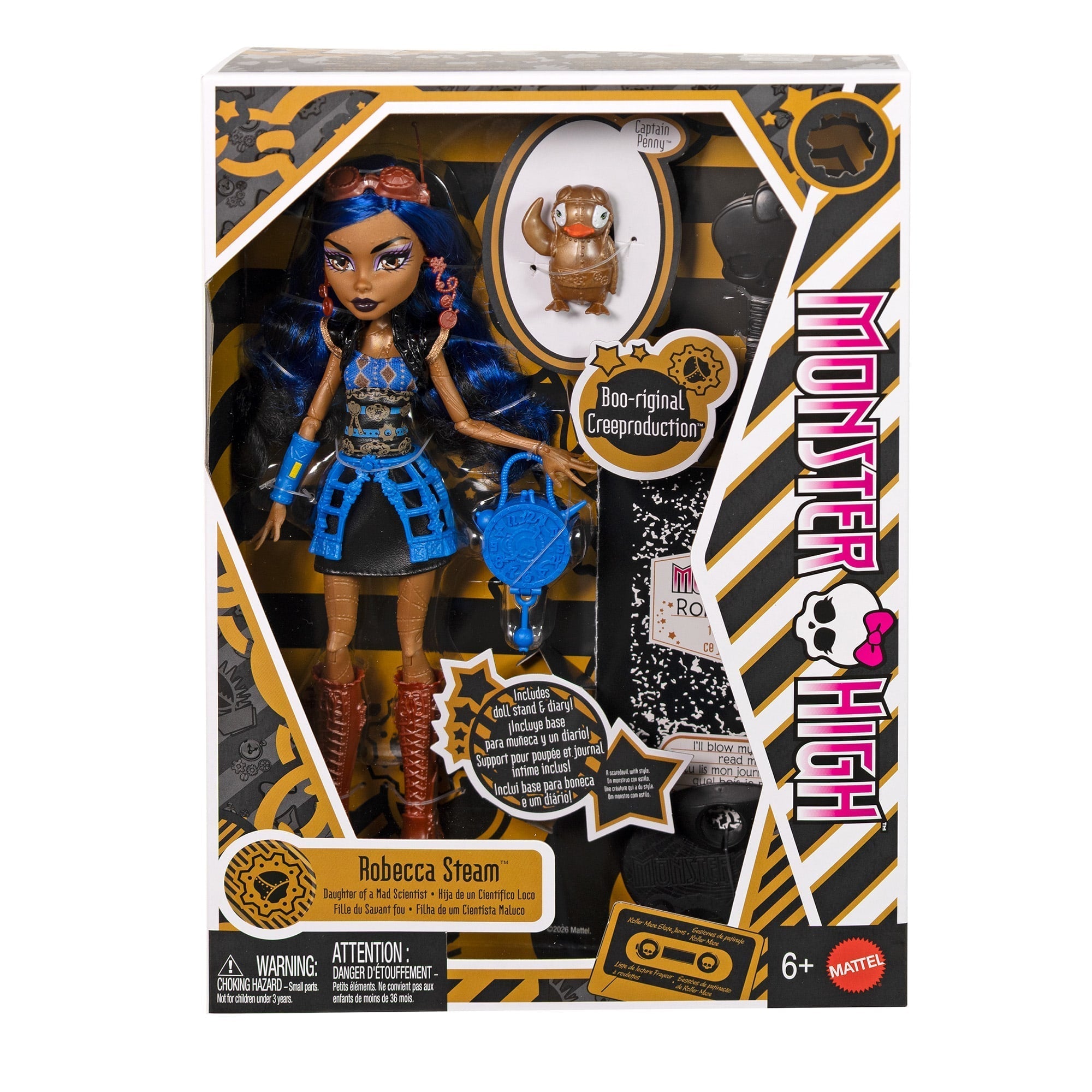Monster High Boo-riginal Creeproduction Robecca Steam Doll