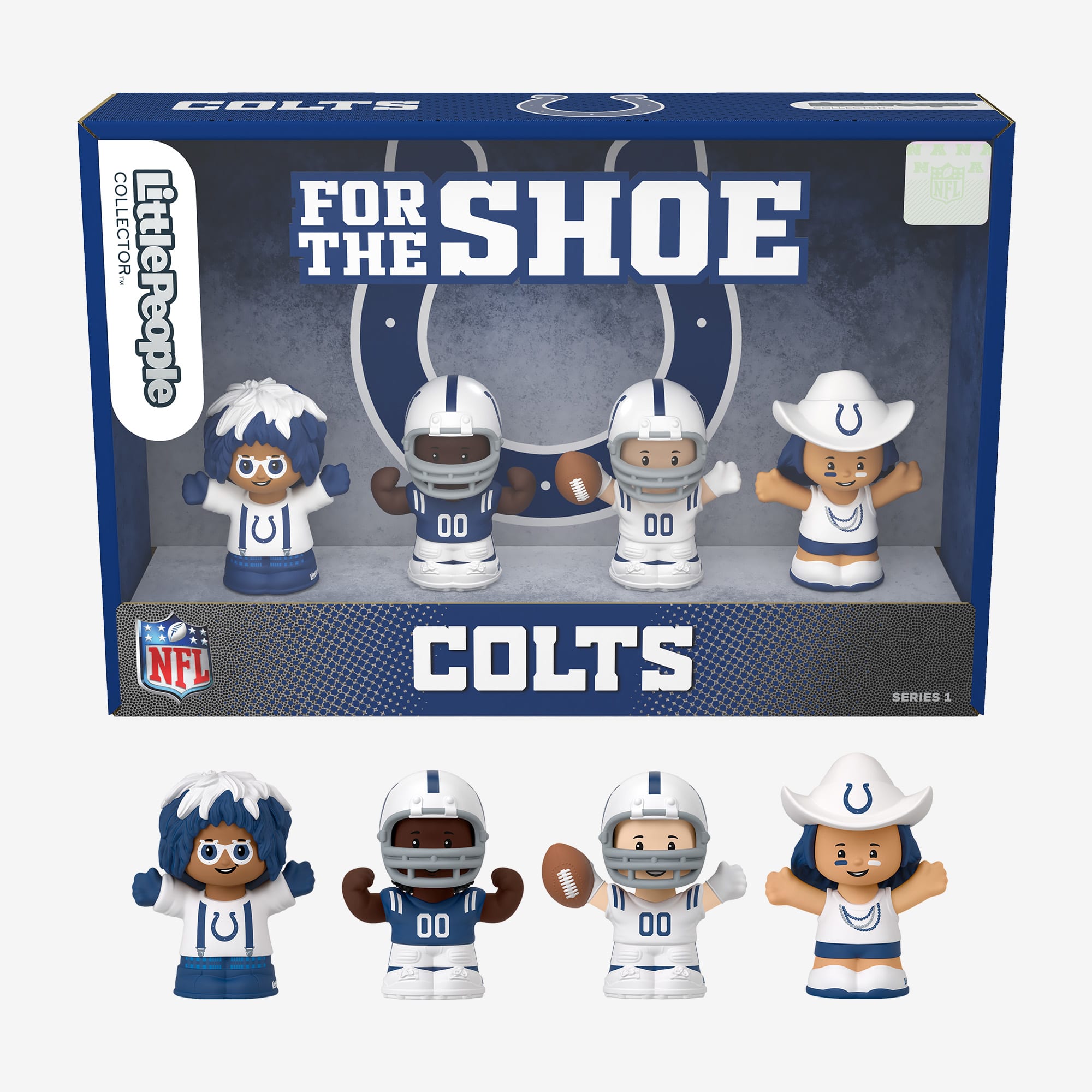 Little People Collector x NFL Indianapolis Colts Set