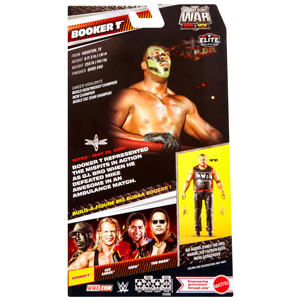 WWE Monday Night War Elite Collection Booker T Action Figure