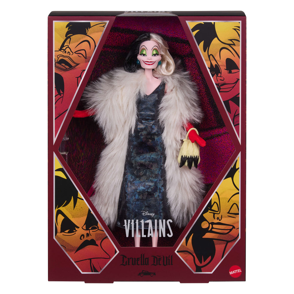 Disney Collector Cruella De Vil Collectible Villains Fashion Doll