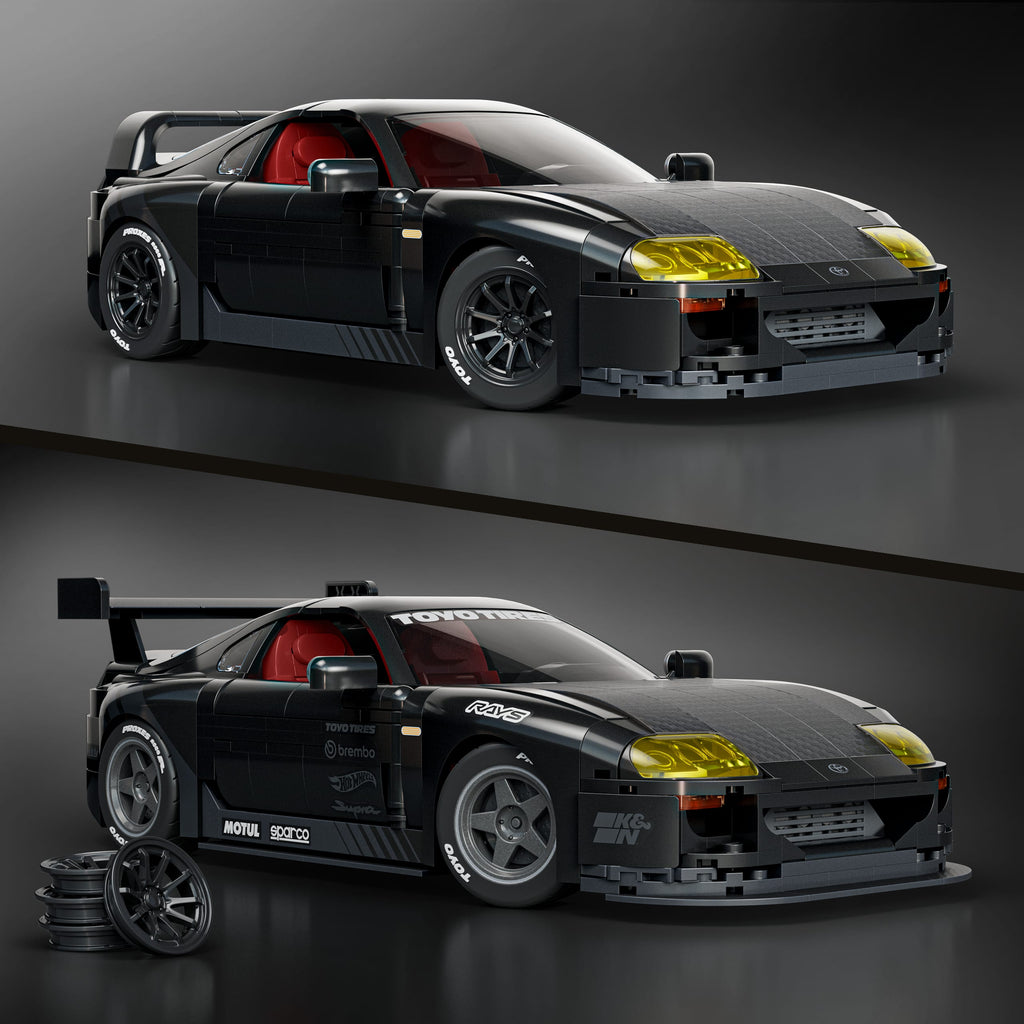 Mattel Brick Shop Hot Wheels ’94 Toyota Supra MKIV Building Set