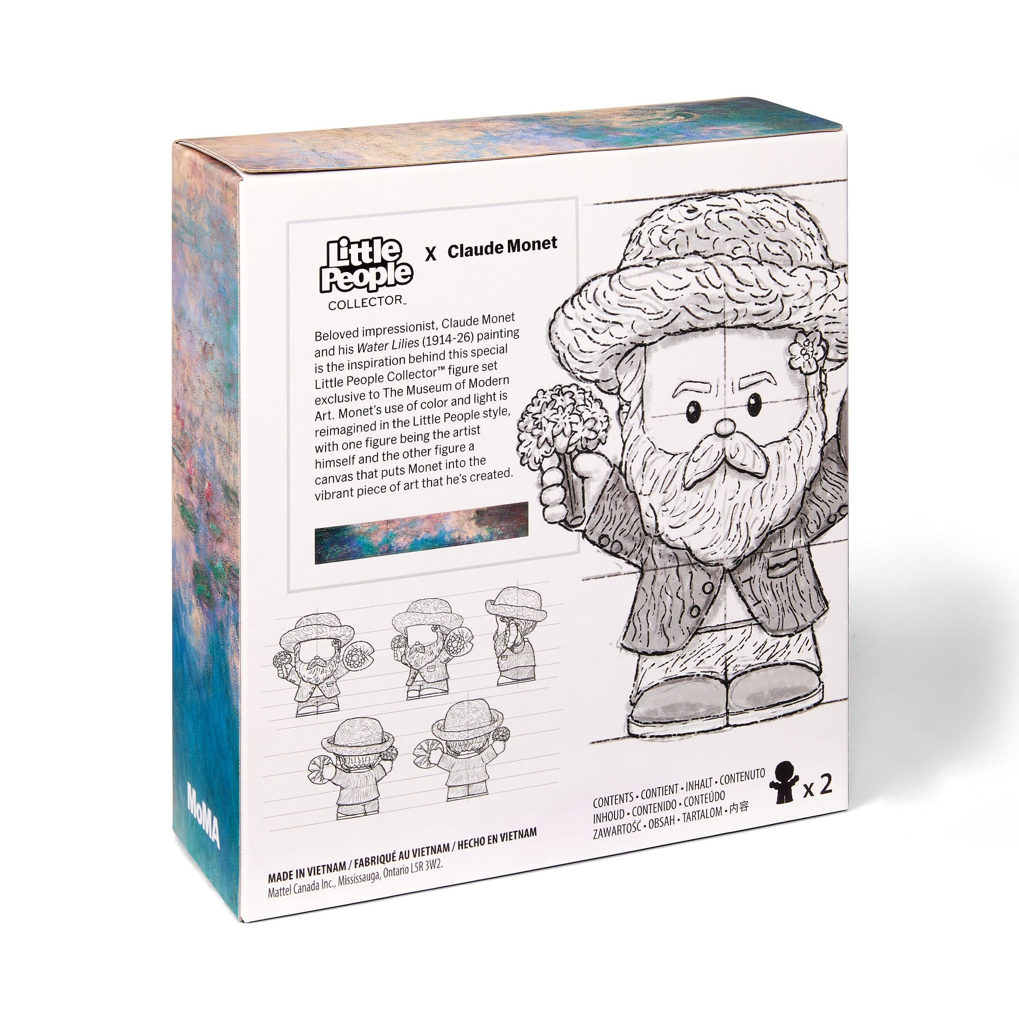 Little People Collector x MoMA Claude Monet Figure Set