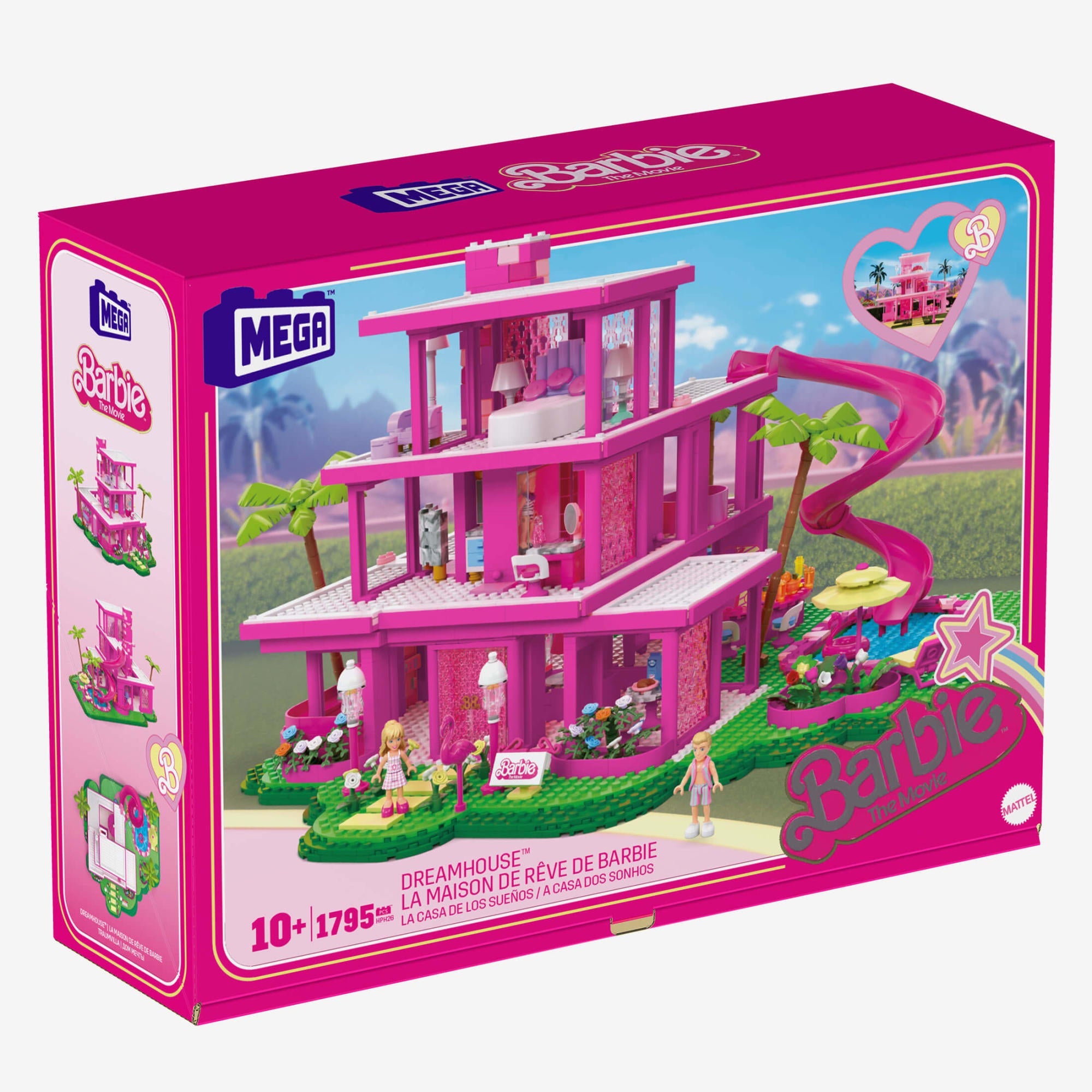 MEGA Barbie The Movie Replica DreamHouse Building Kit