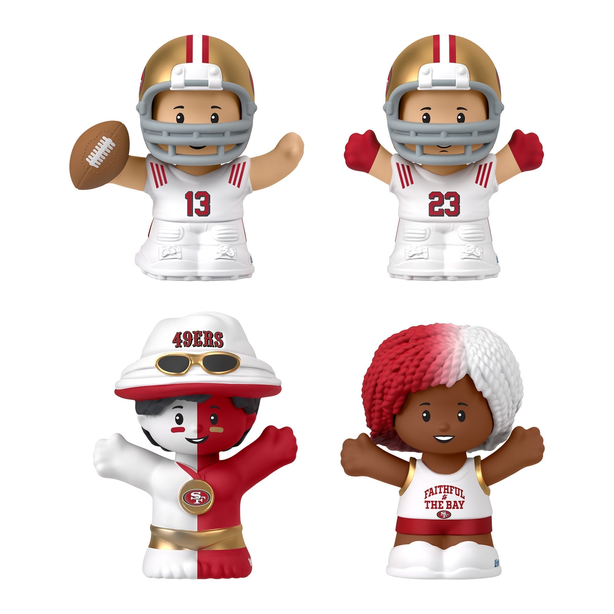 Little People Collector San Francisco 49ers Alternate Jersey Figure Set