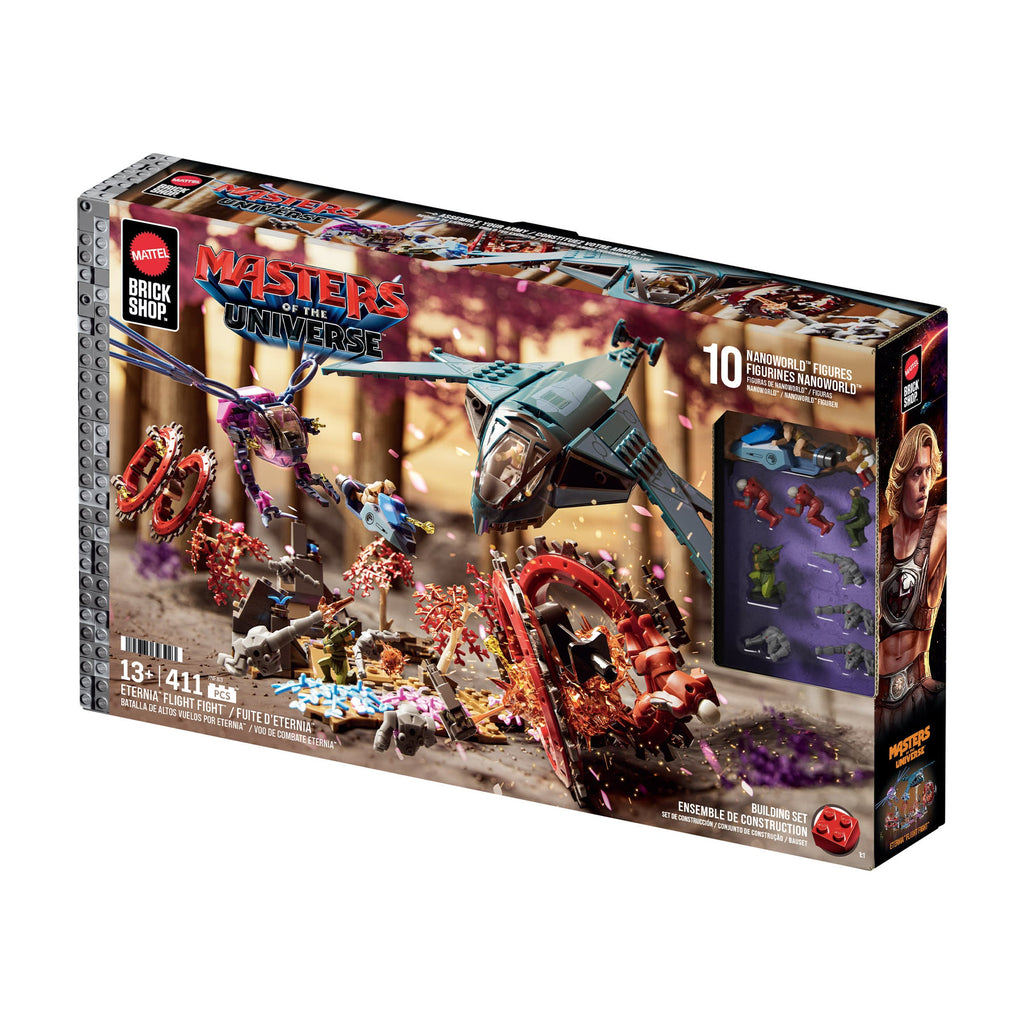 Mattel Brick Shop Masters of the Universe Eternia Flight Fight Building Set
