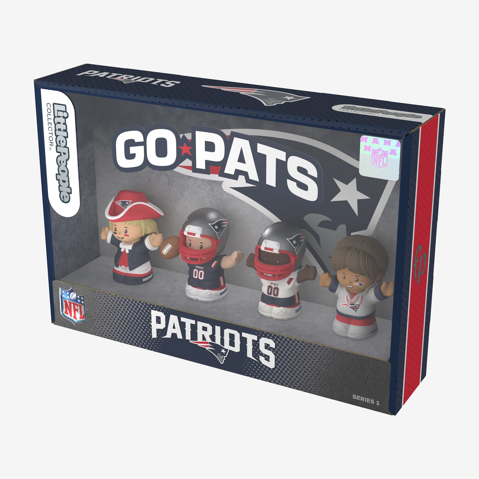 Little People Collector x NFL New England Patriots Set
