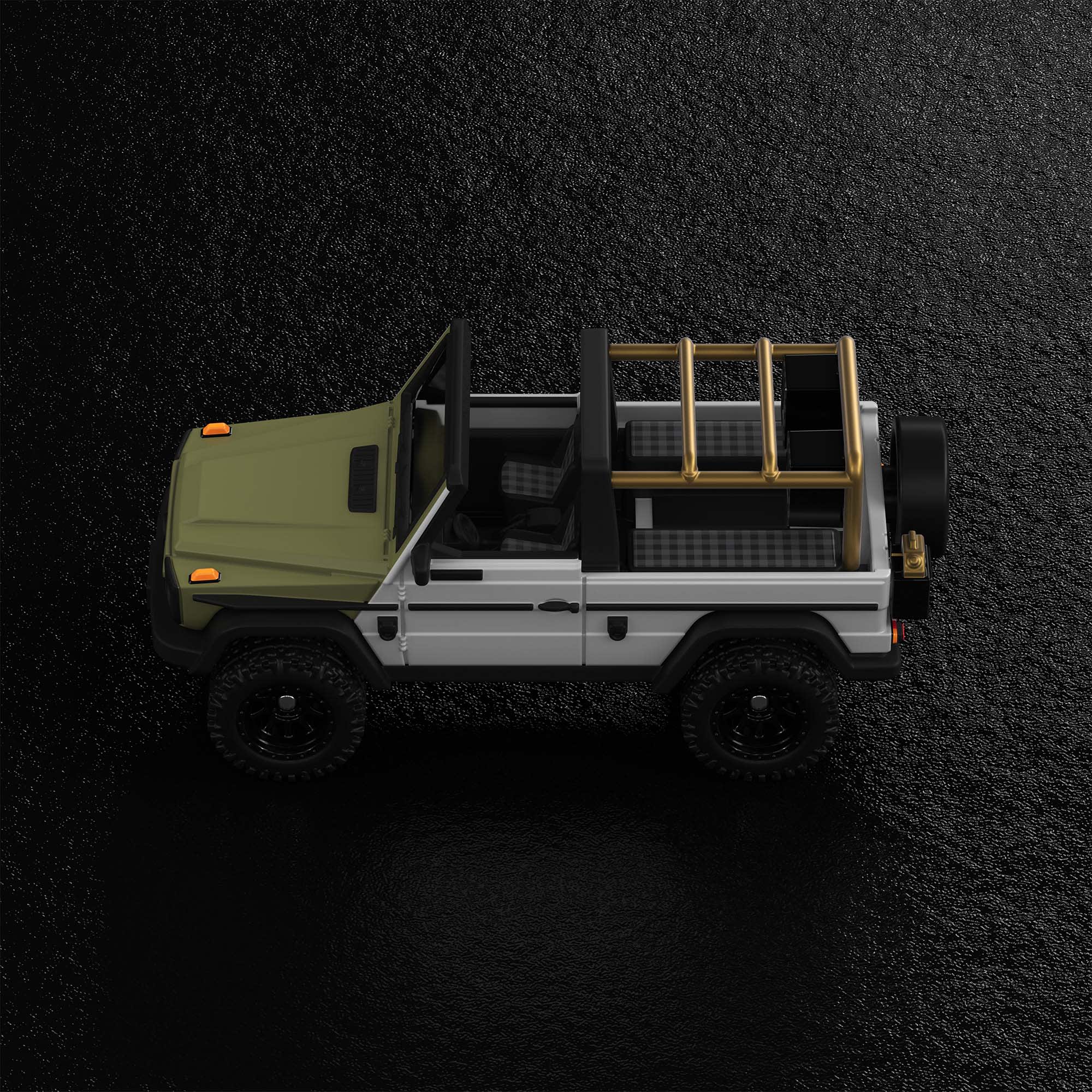 Hot Wheels x Mercedes-Benz Project G-class Past II Future designed by NIGO