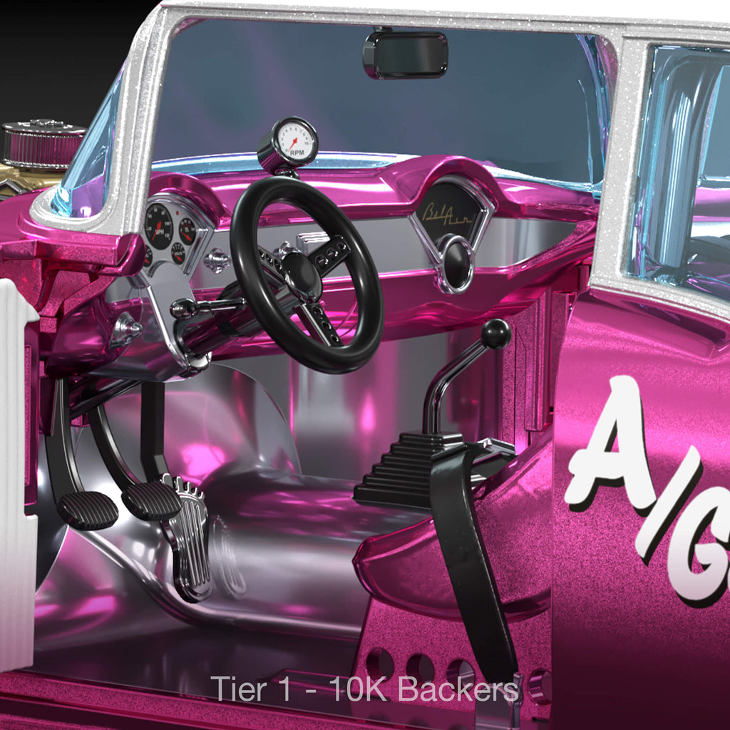 Hot Wheels RLC Exclusive 1:18 Scale ‘55 Chevy Bel Air Gasser “Candy Striper” - Crowdfund