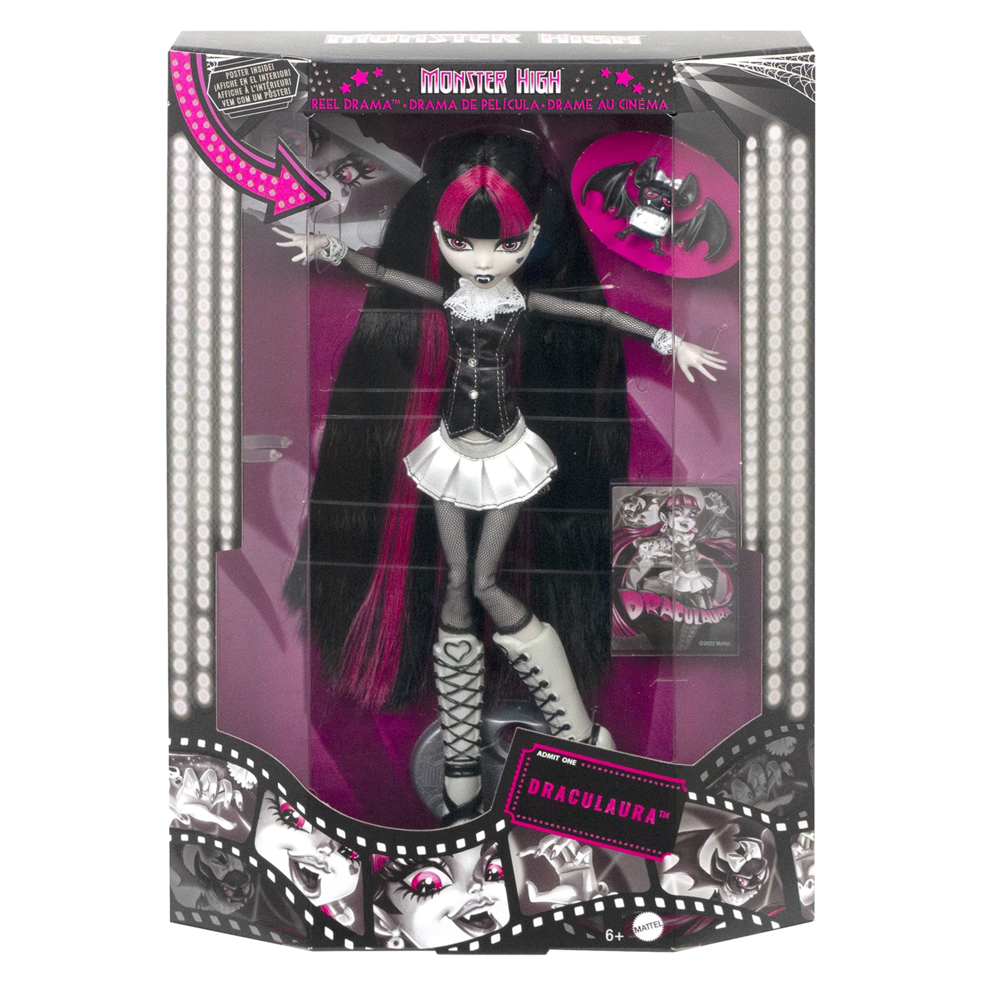 Monster High Reel Drama Draculaura Doll