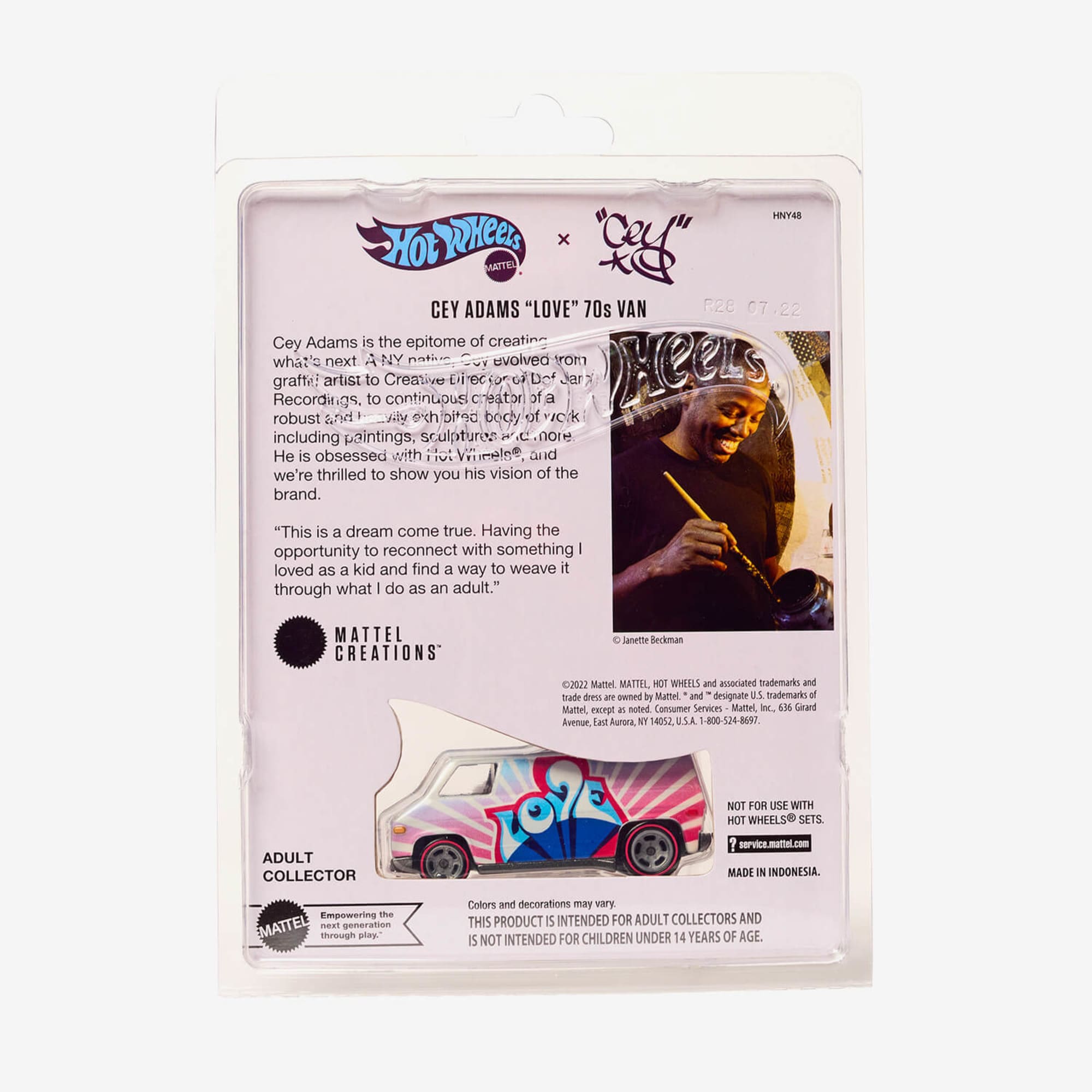 Hot Wheels Cey Adams “LOVE” 70’s Van