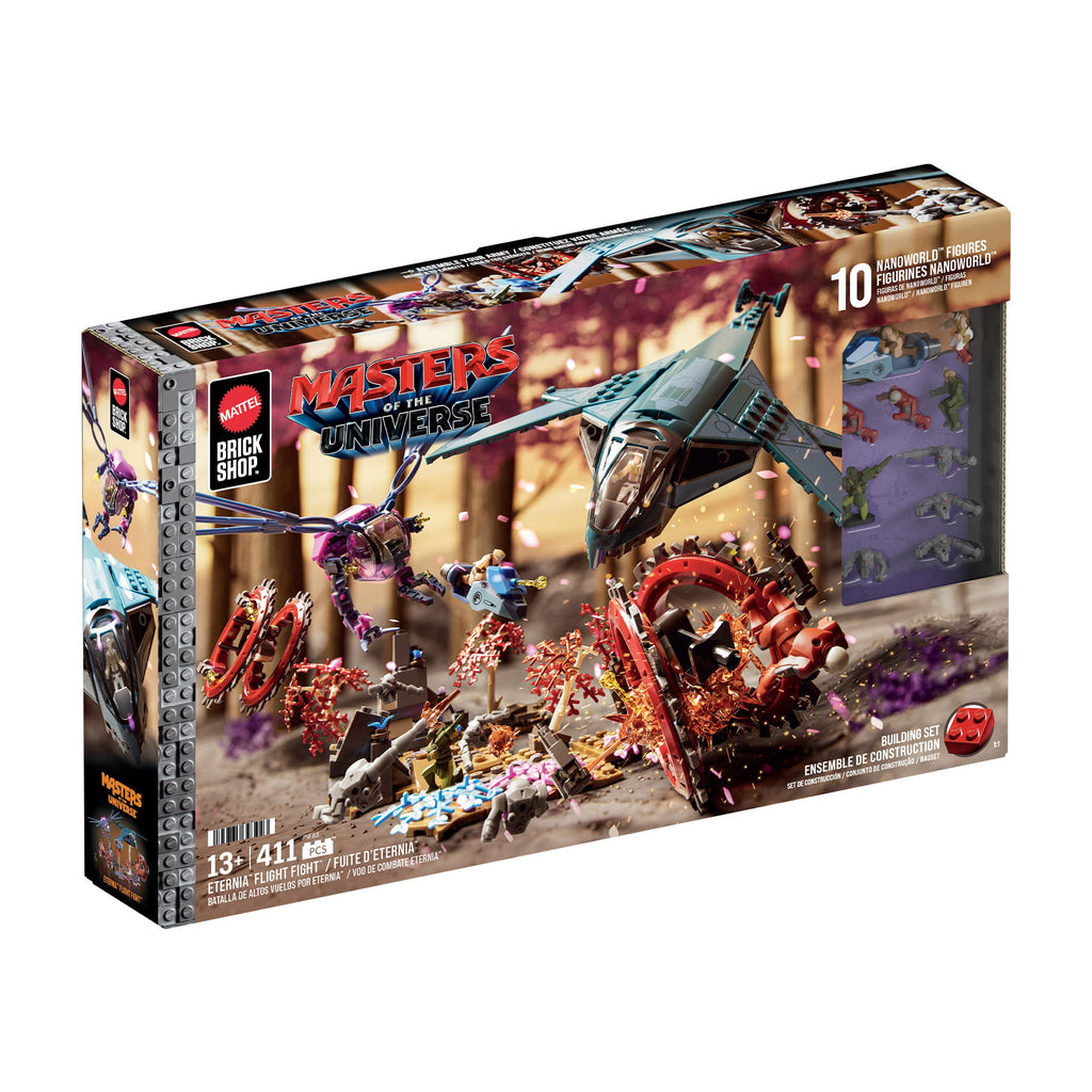 Mattel Brick Shop Masters of the Universe Eternia Flight Fight Building Set