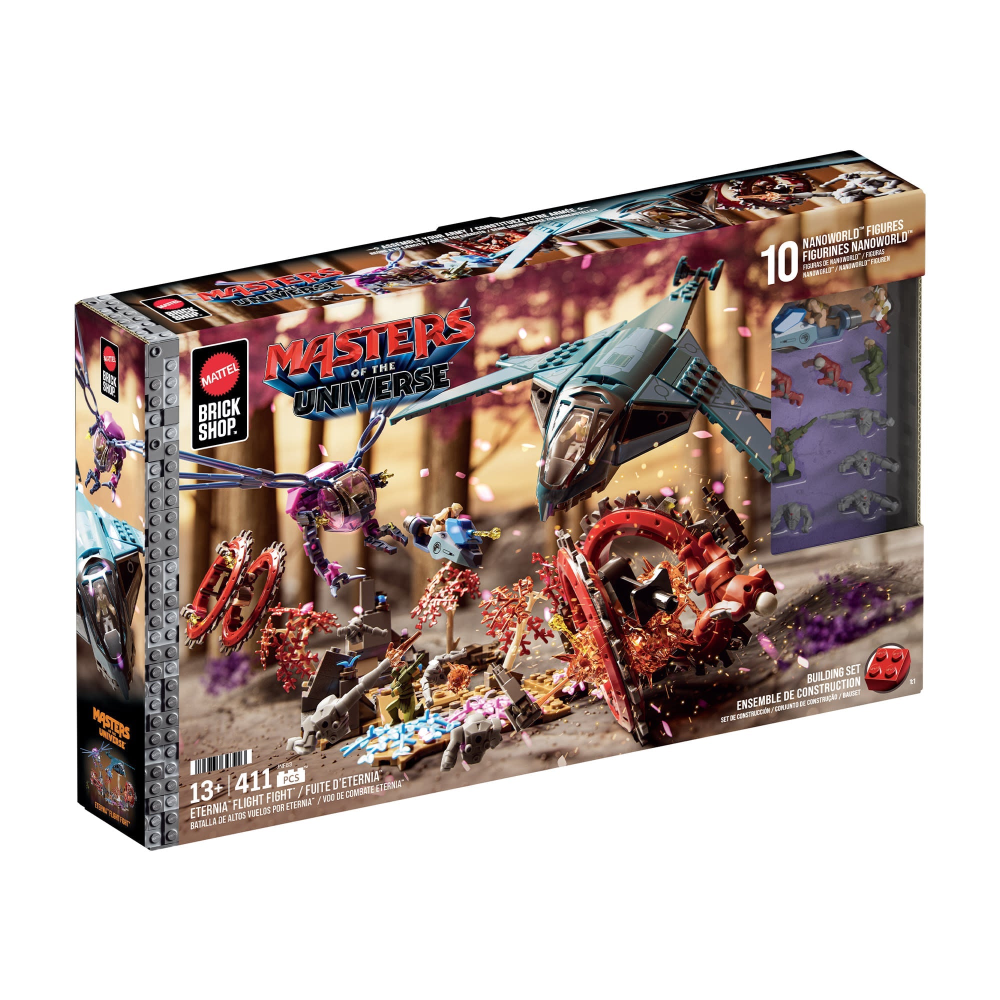 Mattel Brick Shop Masters of the Universe Eternia Flight Fight Building Set