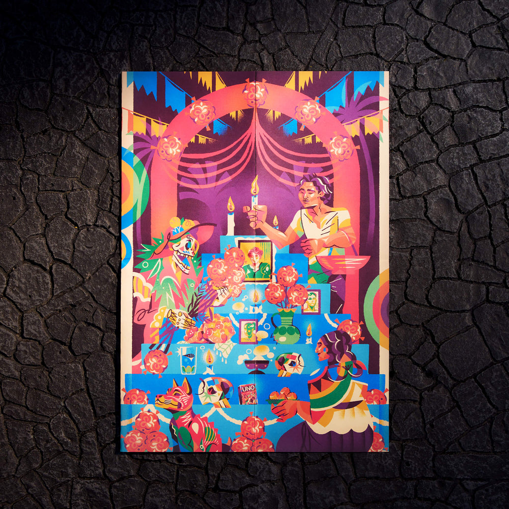 UNO Canvas Día de Muertos Card Game