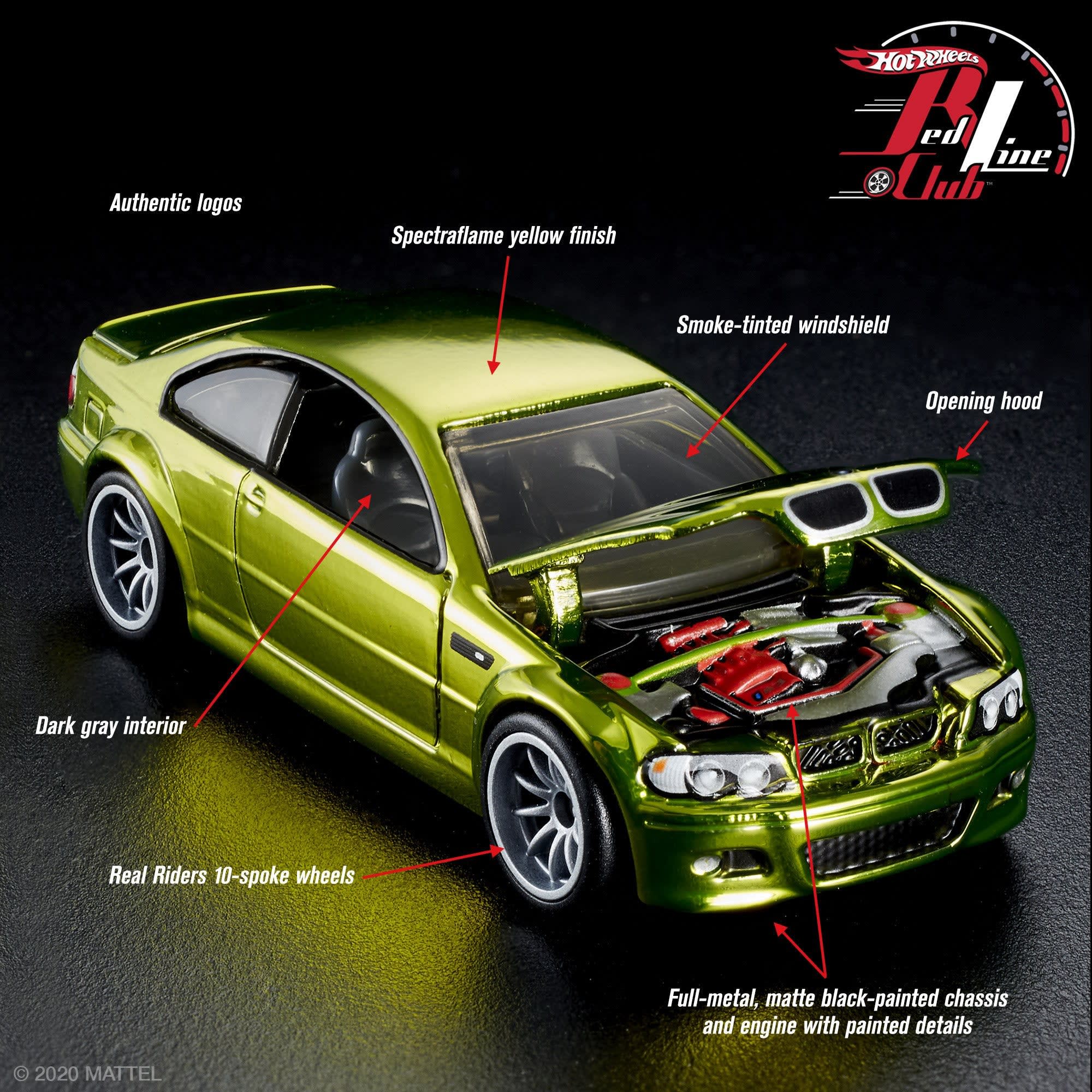 Hot Wheels RLC Exclusive 2006 BMW M3 - Yellow