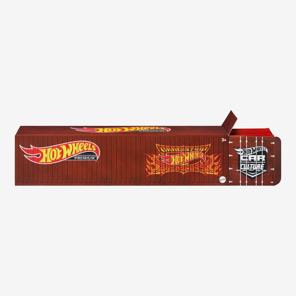Hot Wheels Premium Car Culture Dragstrip Demons Container Set