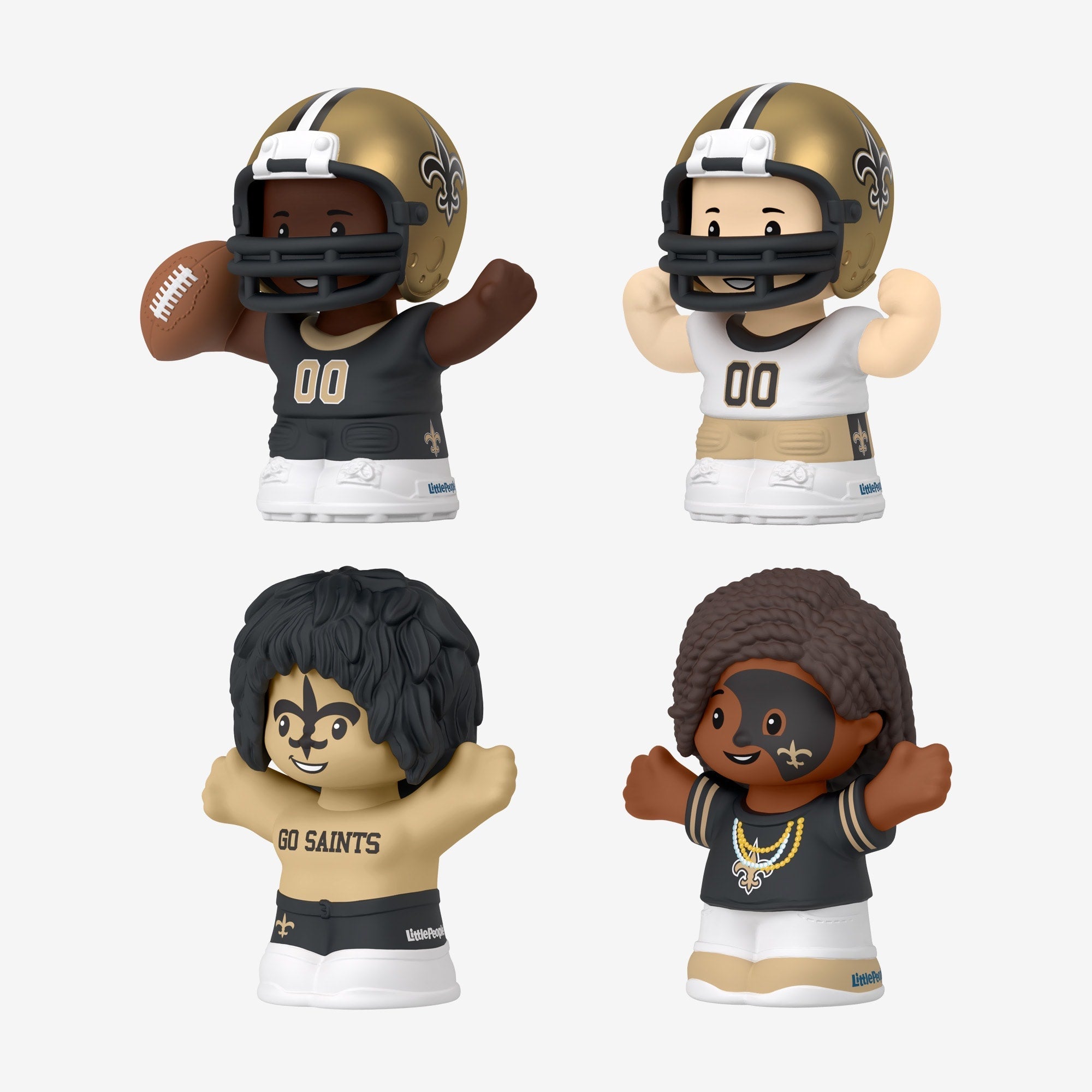 Little People Collector x NFL New Orleans Saints Set