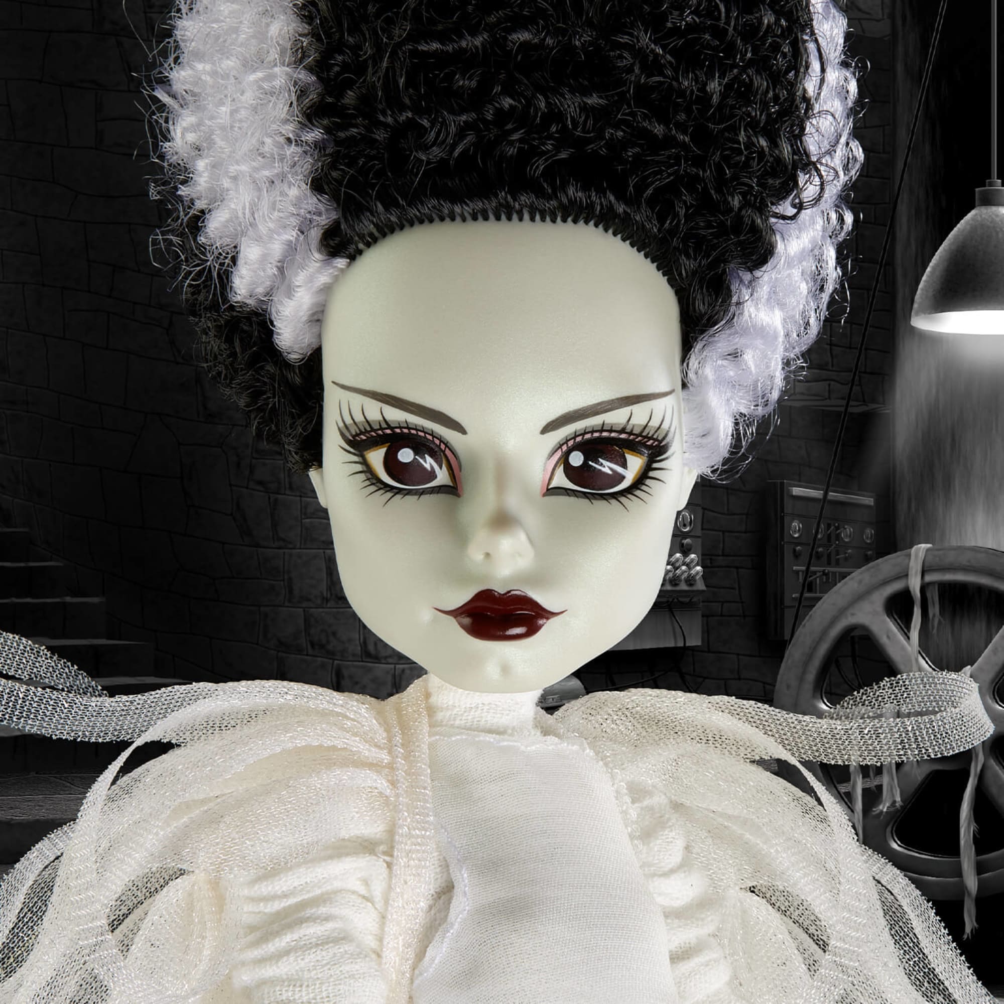 Frankenstein & Bride of Frankenstein Monster High Skullector Doll Set