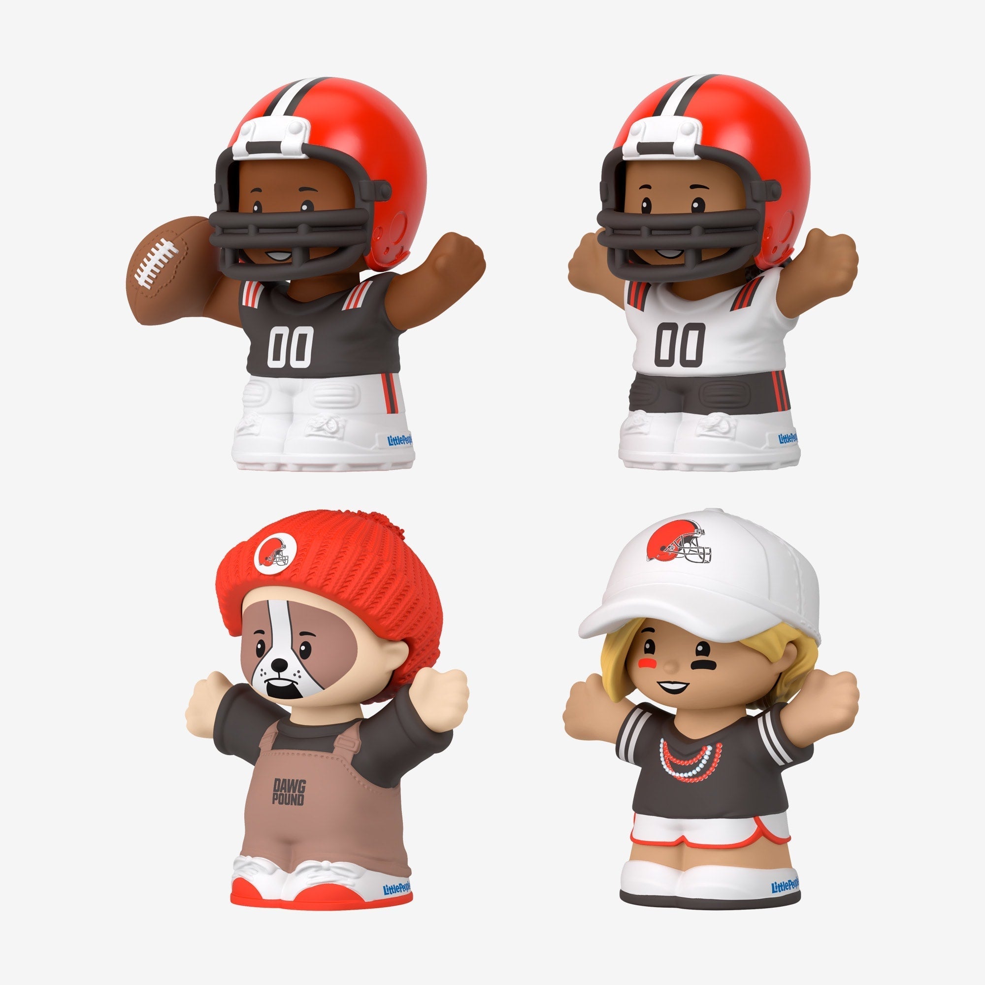 Little People Collector x NFL Cleveland Browns Set