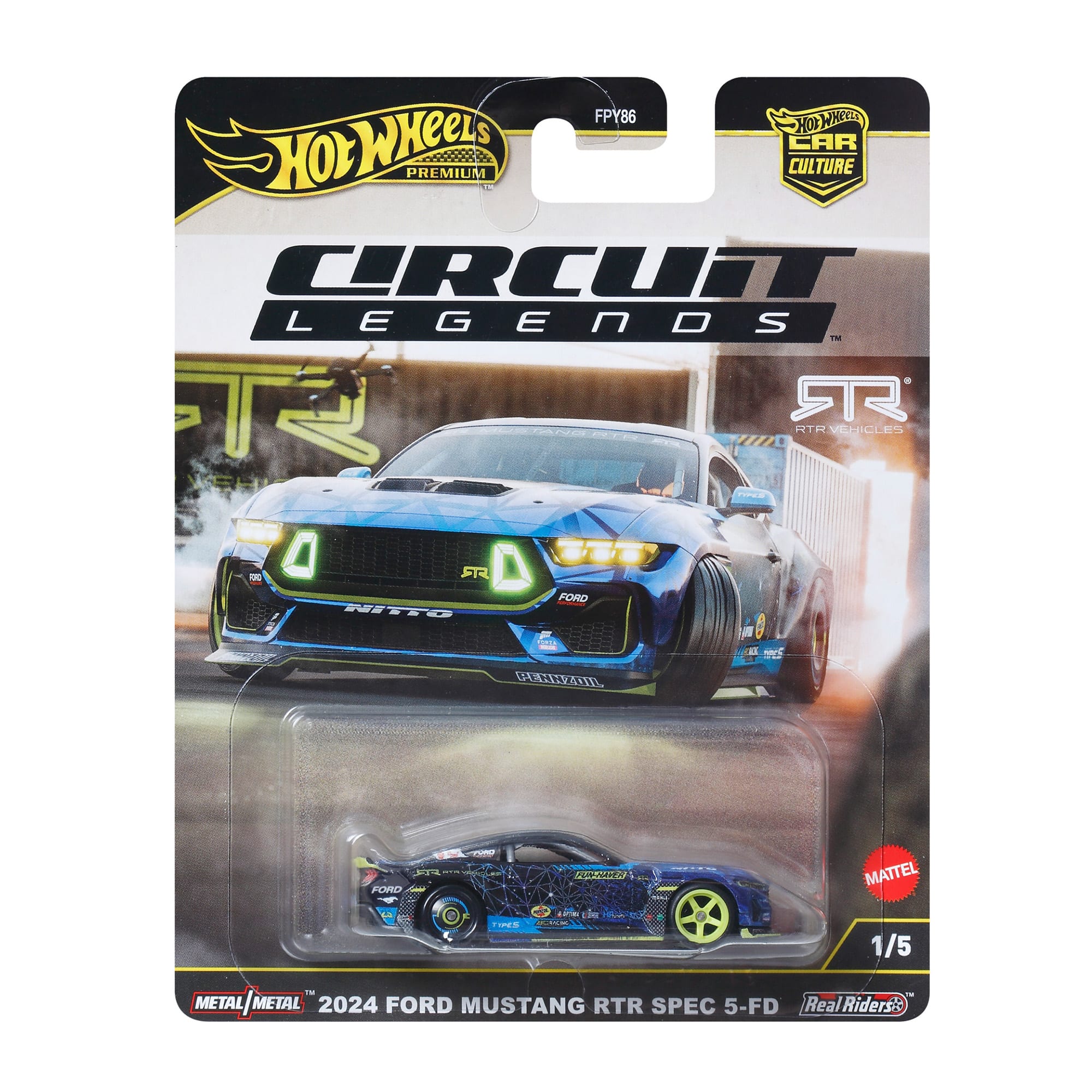 Hot Wheels Premium Car Culture 2024 Mustang RTR Spec 5-FD