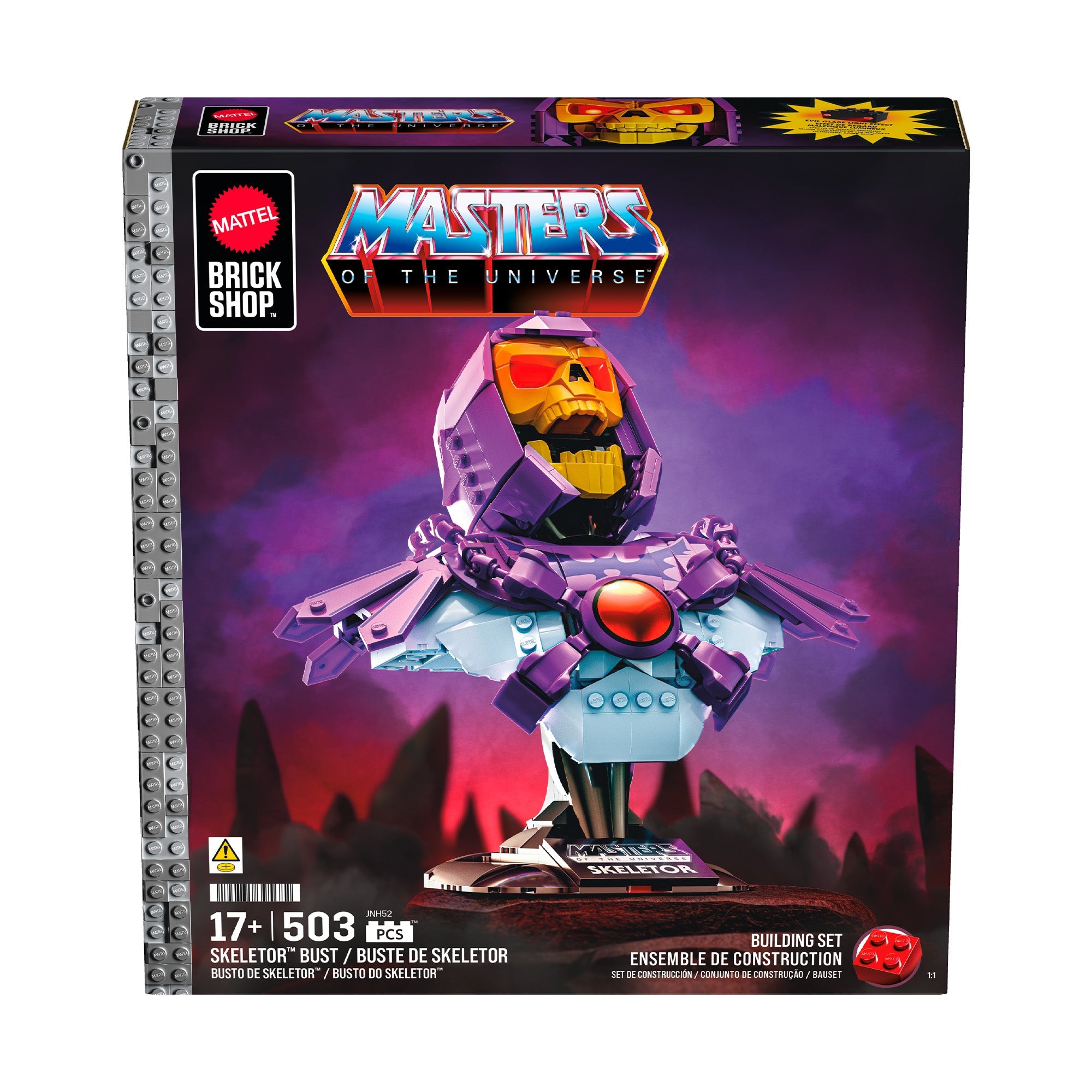 Mattel Brick Shop Masters of the Universe Buildable Skeletor Bust