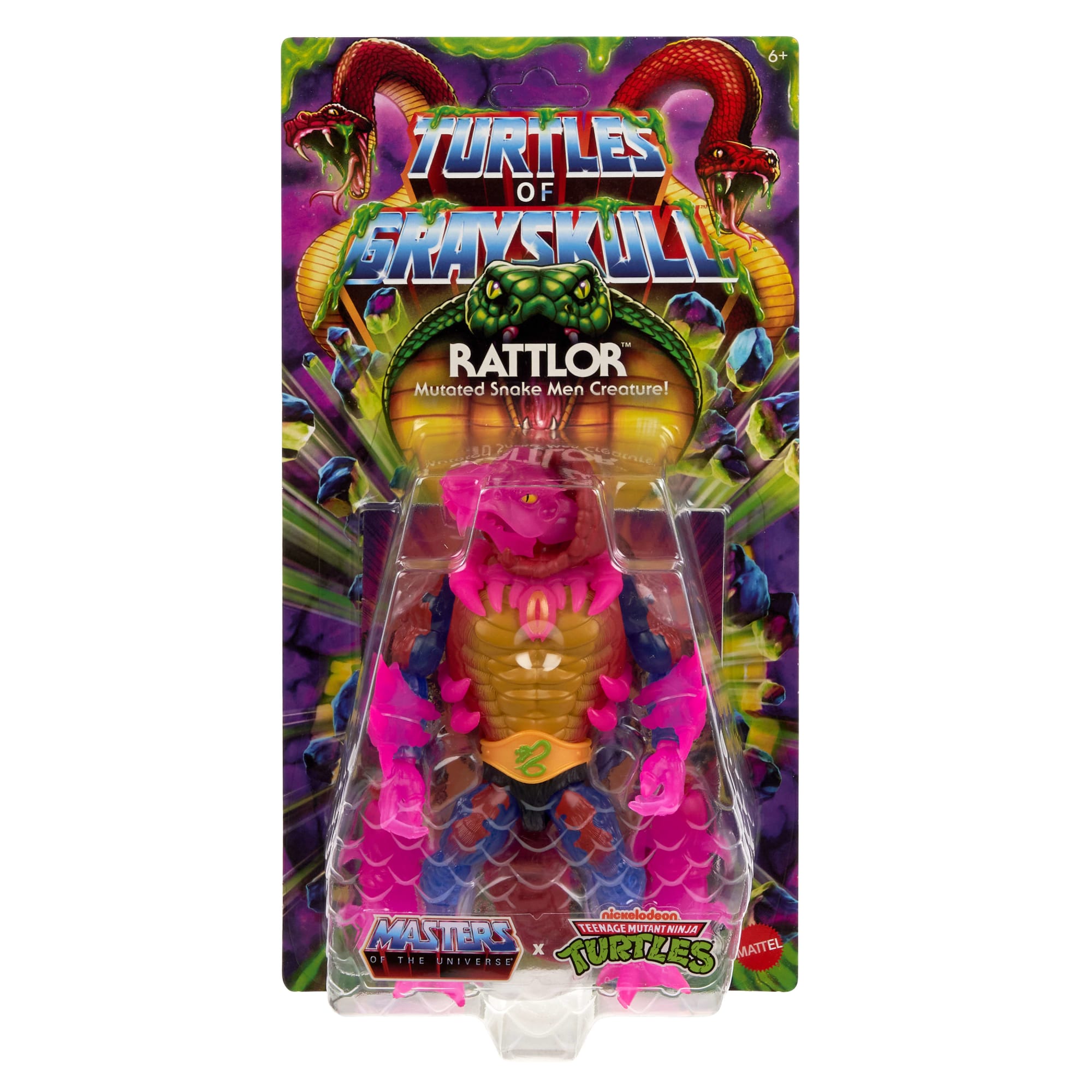 Turtles of Grayskull Rattlor Action Figure