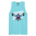 Masters of the Universe Gym Bro Skeletor Conquer Blue Tank Top