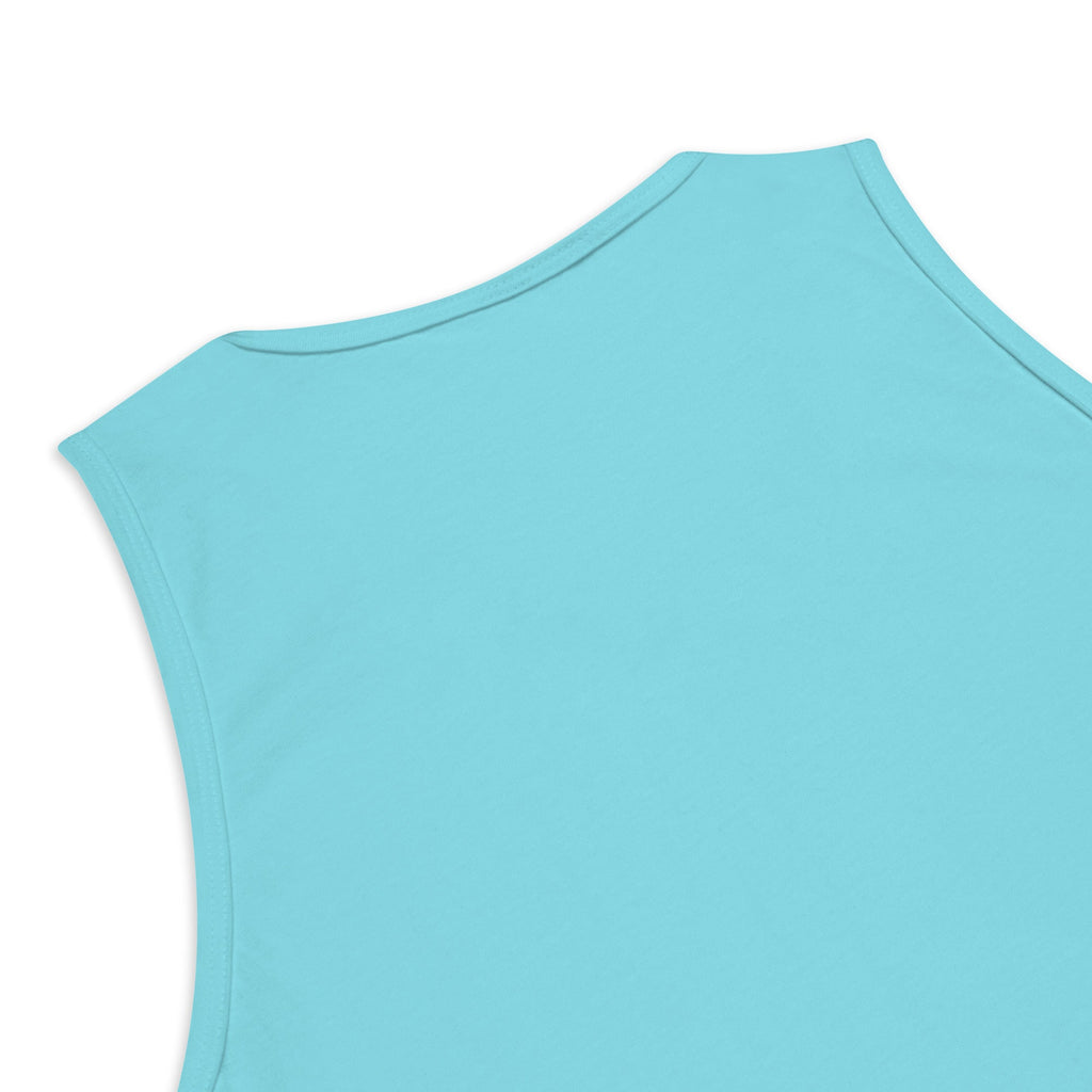Masters of the Universe Gym Bro Skeletor Conquer Blue Tank Top