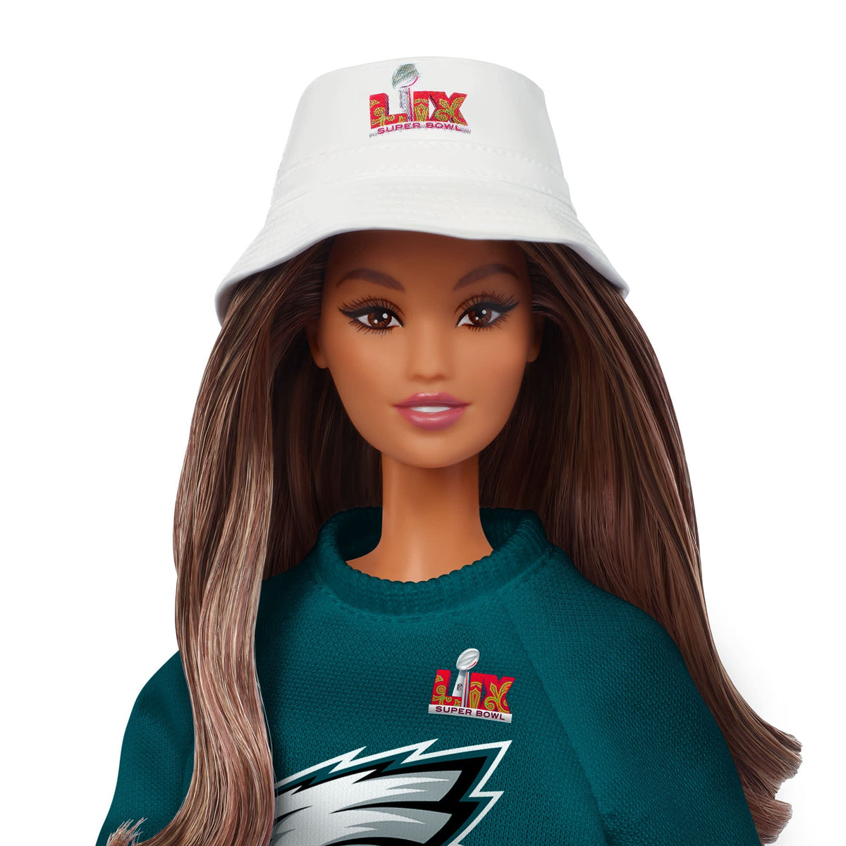 Barbie x Super Bowl Eagles Doll 2