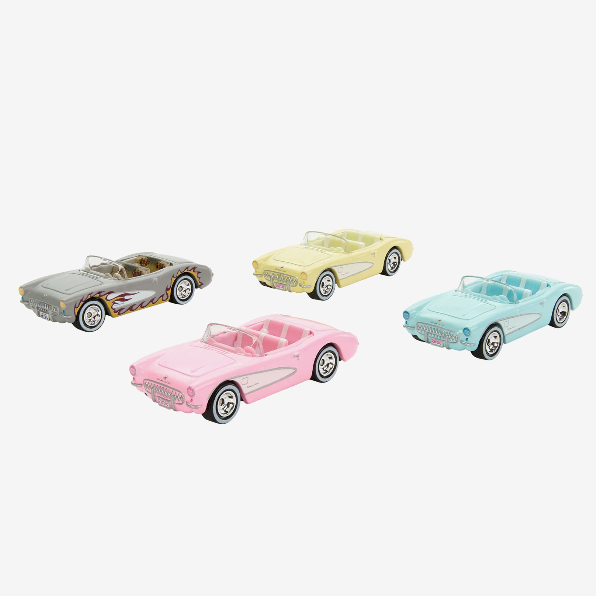 Barbie The Movie Hot Wheels Corvette 4-Pack