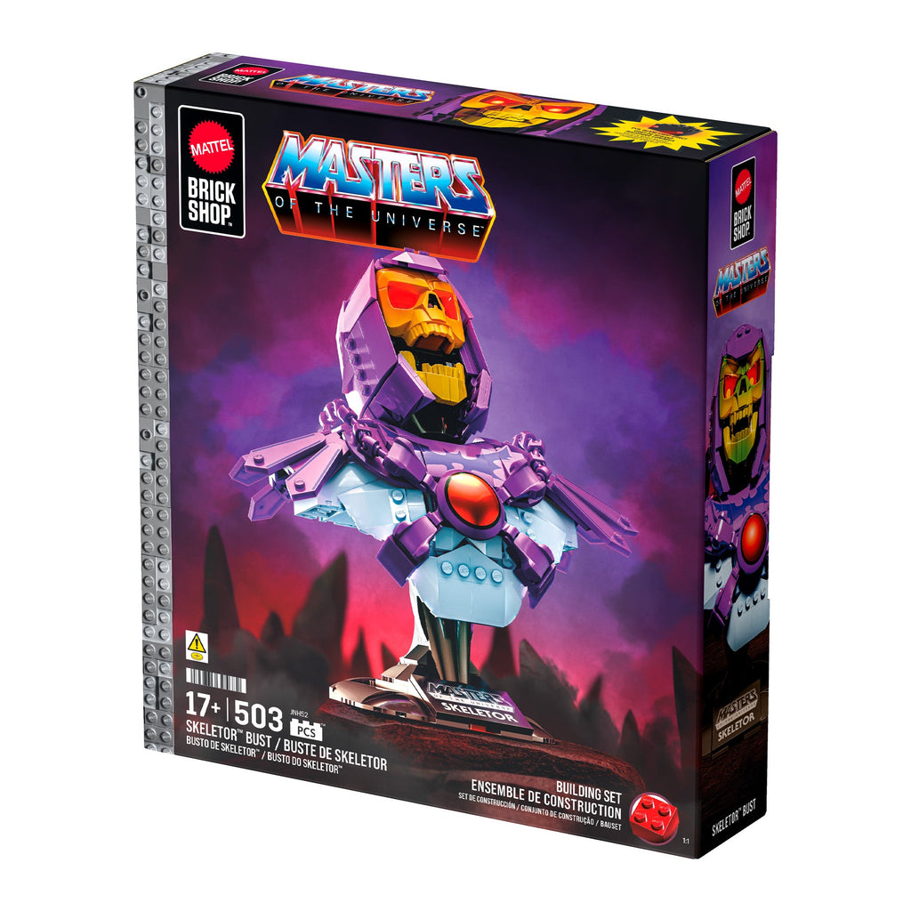 Mattel Brick Shop Masters of the Universe Buildable Skeletor Bust