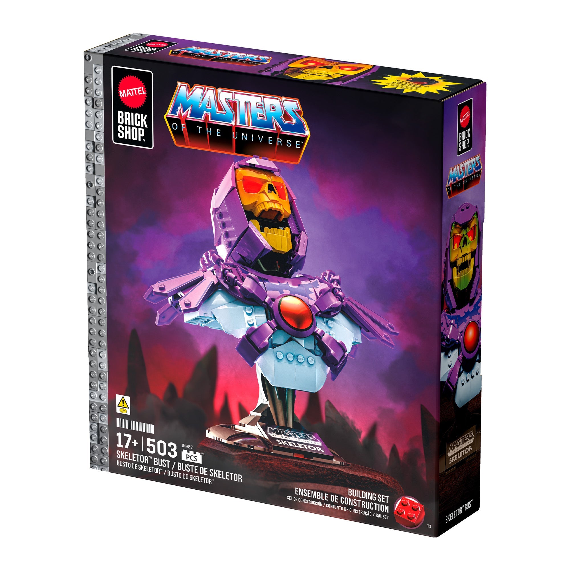 Mattel Brick Shop Masters of the Universe Buildable Skeletor Bust