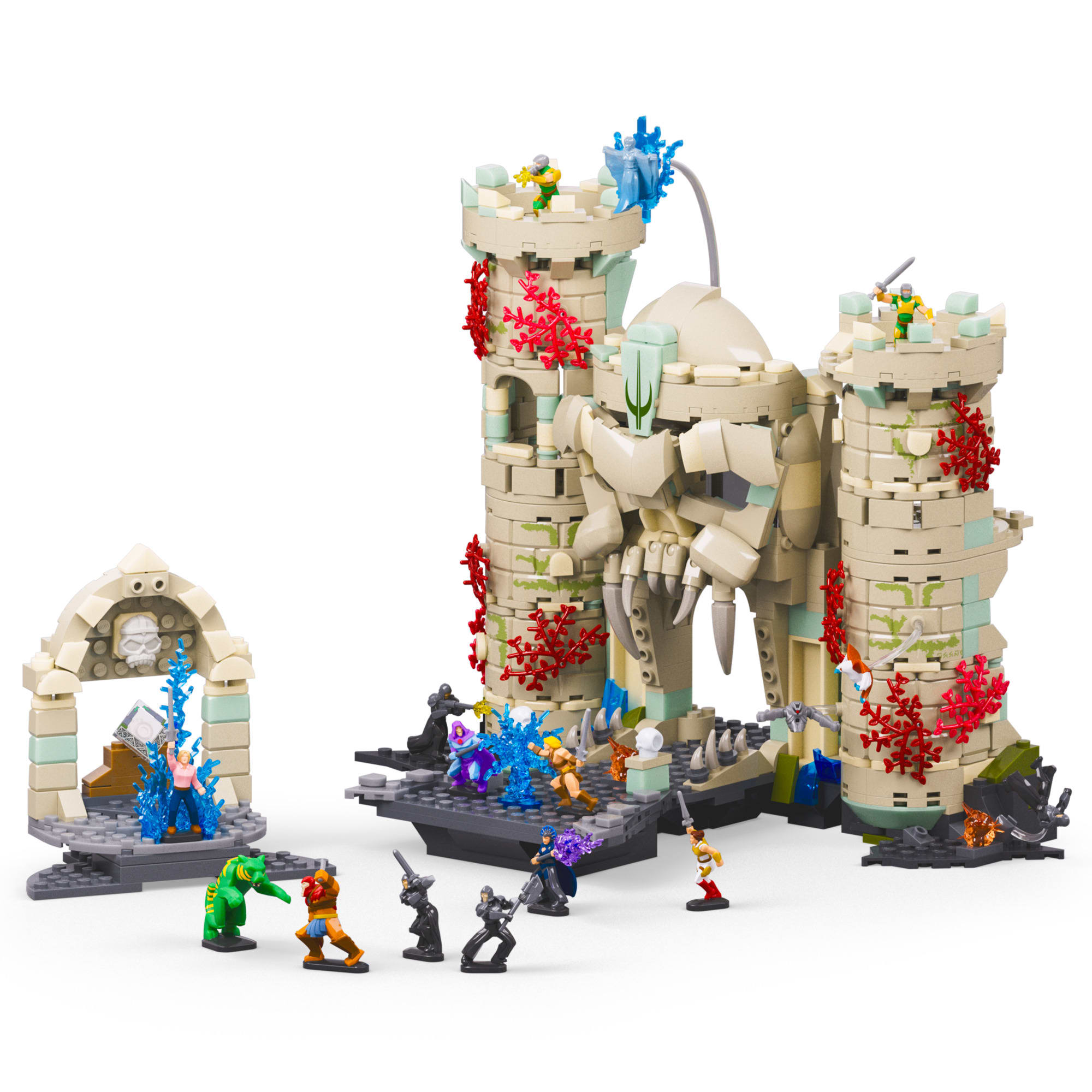Mattel Brick Shop Masters of the Universe Battle of Castle Grayskull Building Set