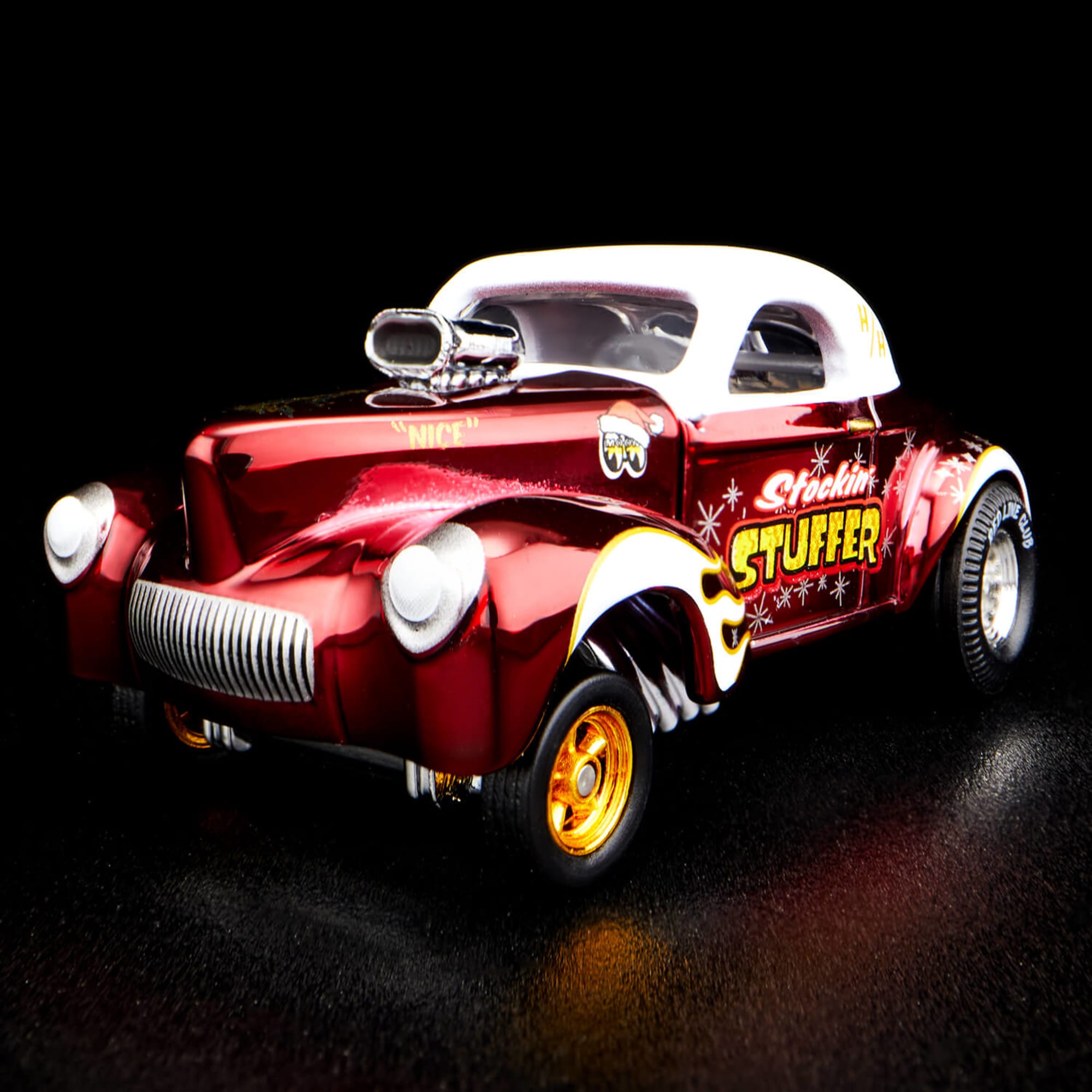 Hot Wheels RLC Exclusive ’41 Willys Gasser Holiday Car