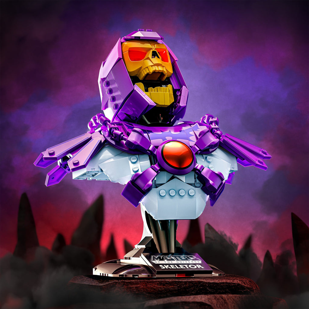 Mattel Brick Shop Masters of the Universe Buildable Skeletor Bust