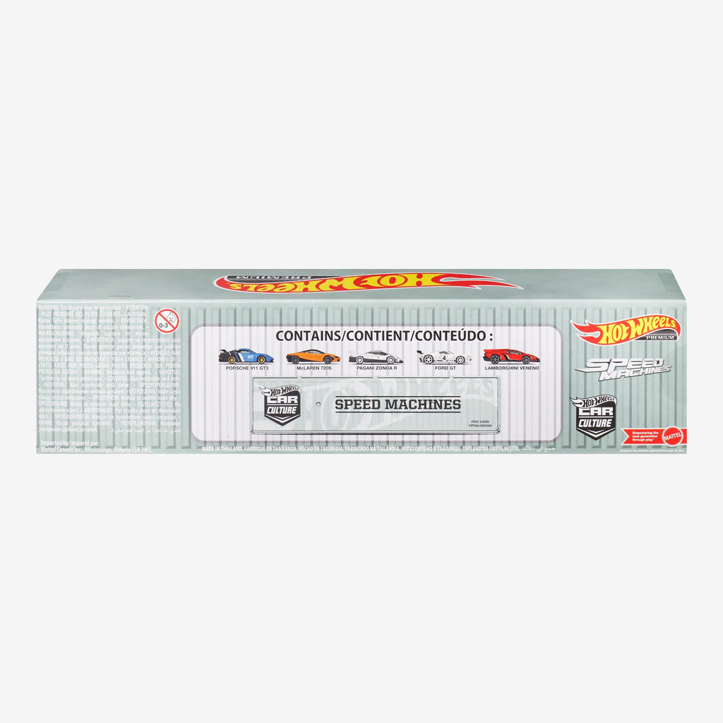 Hot Wheels Premium Car Culture Speed Machines Container Set