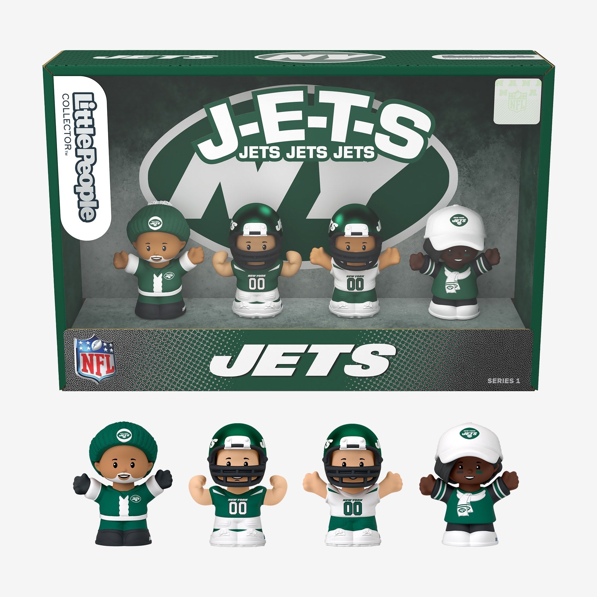 Little People Collector x NFL New York Jets Set