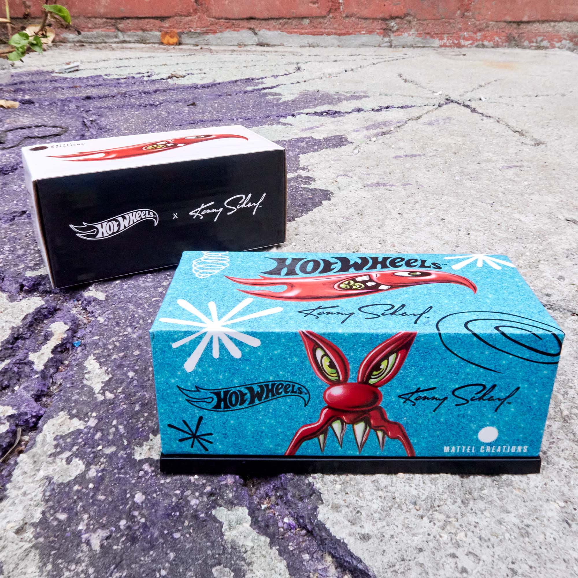 Hot Wheels x Kenny Scharf Signed Custom T-Bird