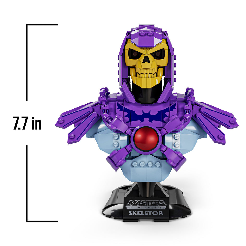 Mattel Brick Shop Masters of the Universe Buildable Skeletor Bust