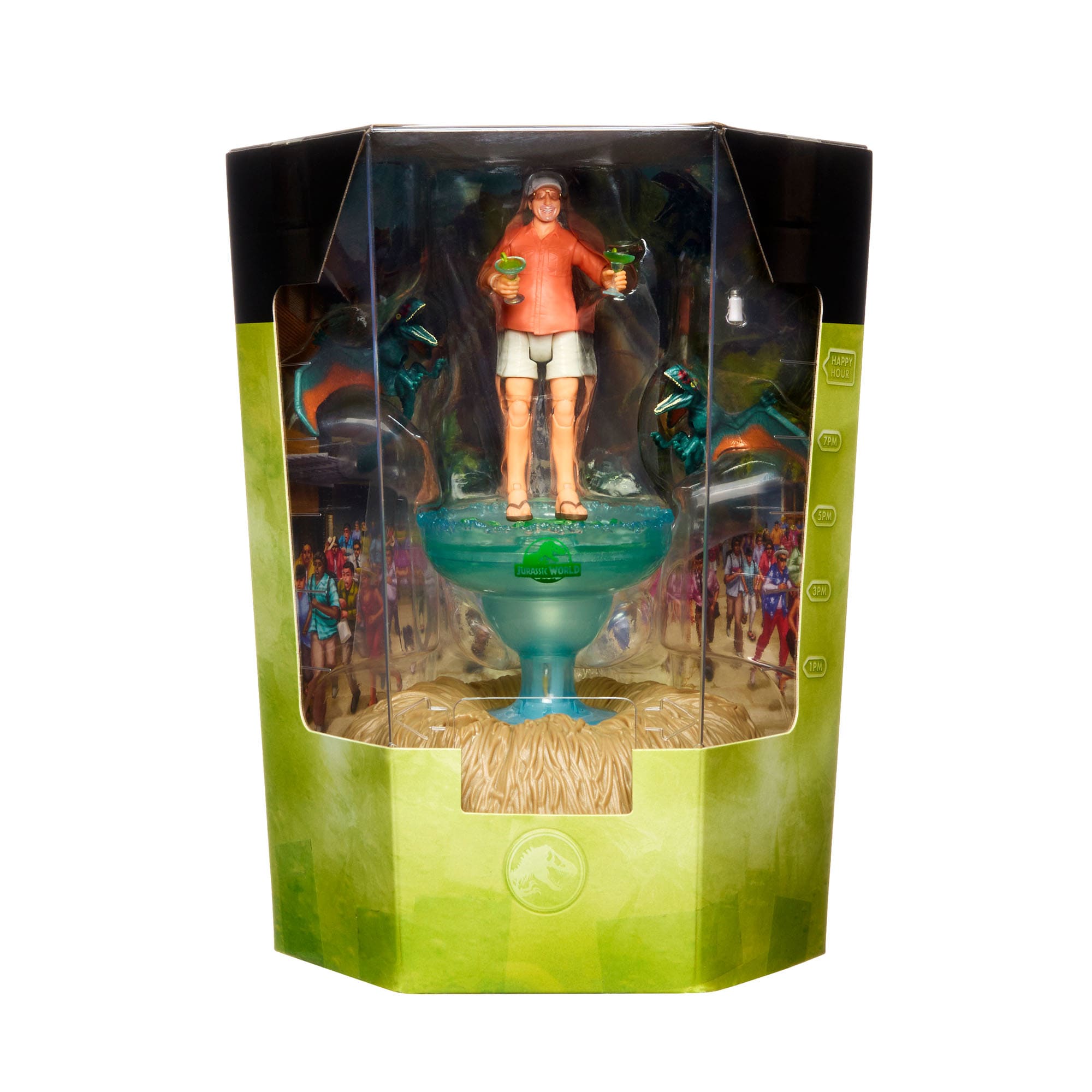 Jurassic World Hammond Collection Bubbles Up Jimmy Buffett Figure
