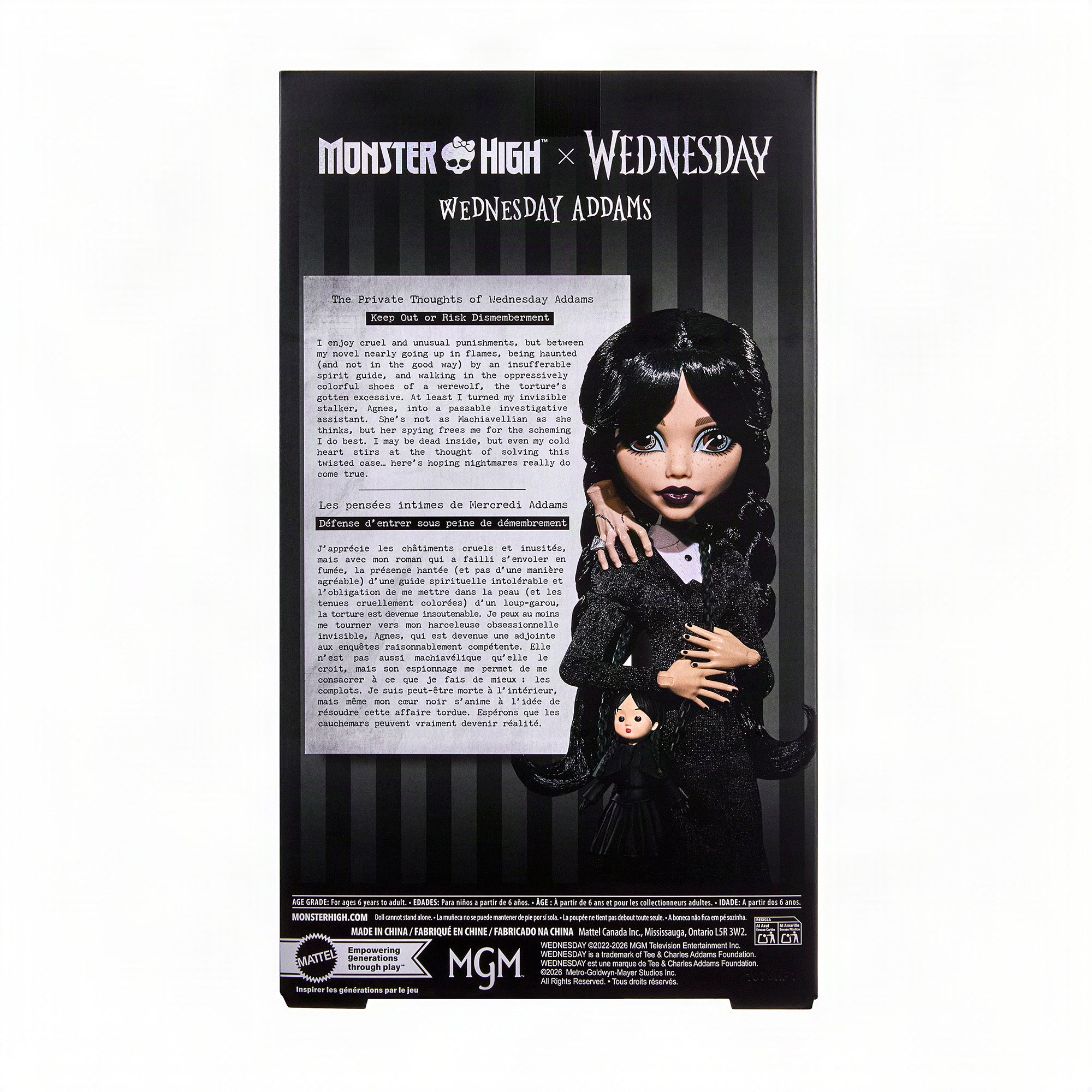 Monster High Wednesday Series Wednesday Addams Doll