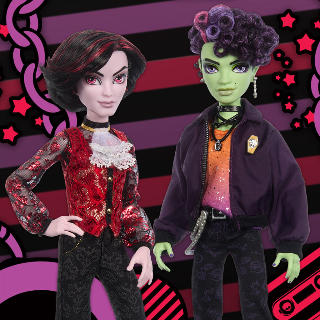 Monster High Kieran Valentine and Spelldon Cauldronello Dolls 2-Pack