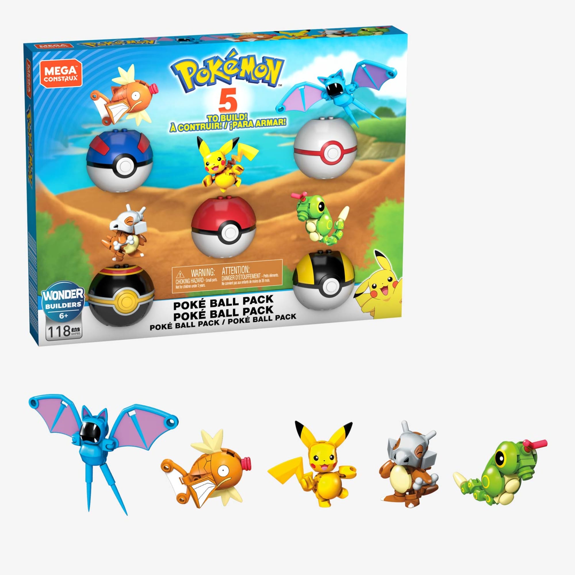 MEGA Construx Pokemon Poke Ball Bundle