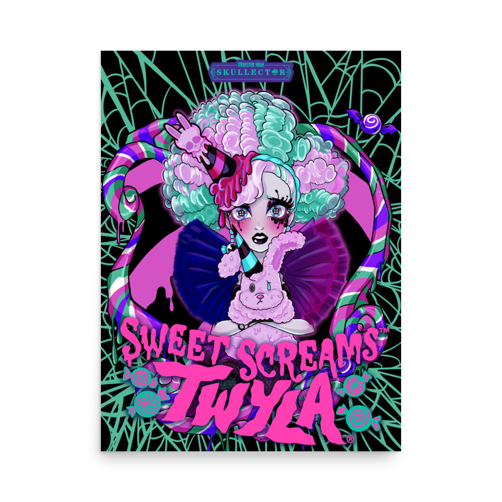 Monster High Sweet Scream Twyla Black Poster