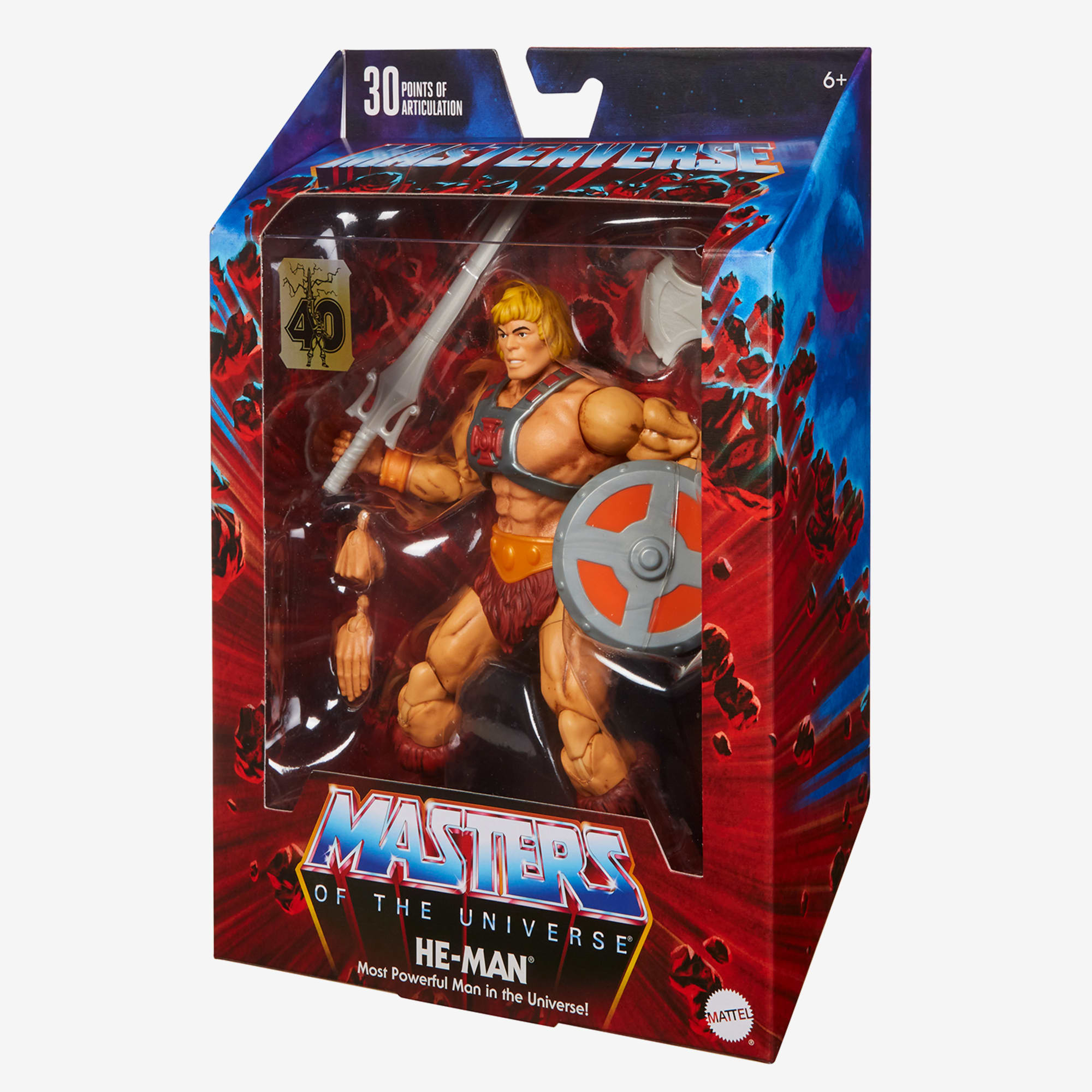 Masters of the Universe Masterverse He-Man 40th Anniversary Action Figure