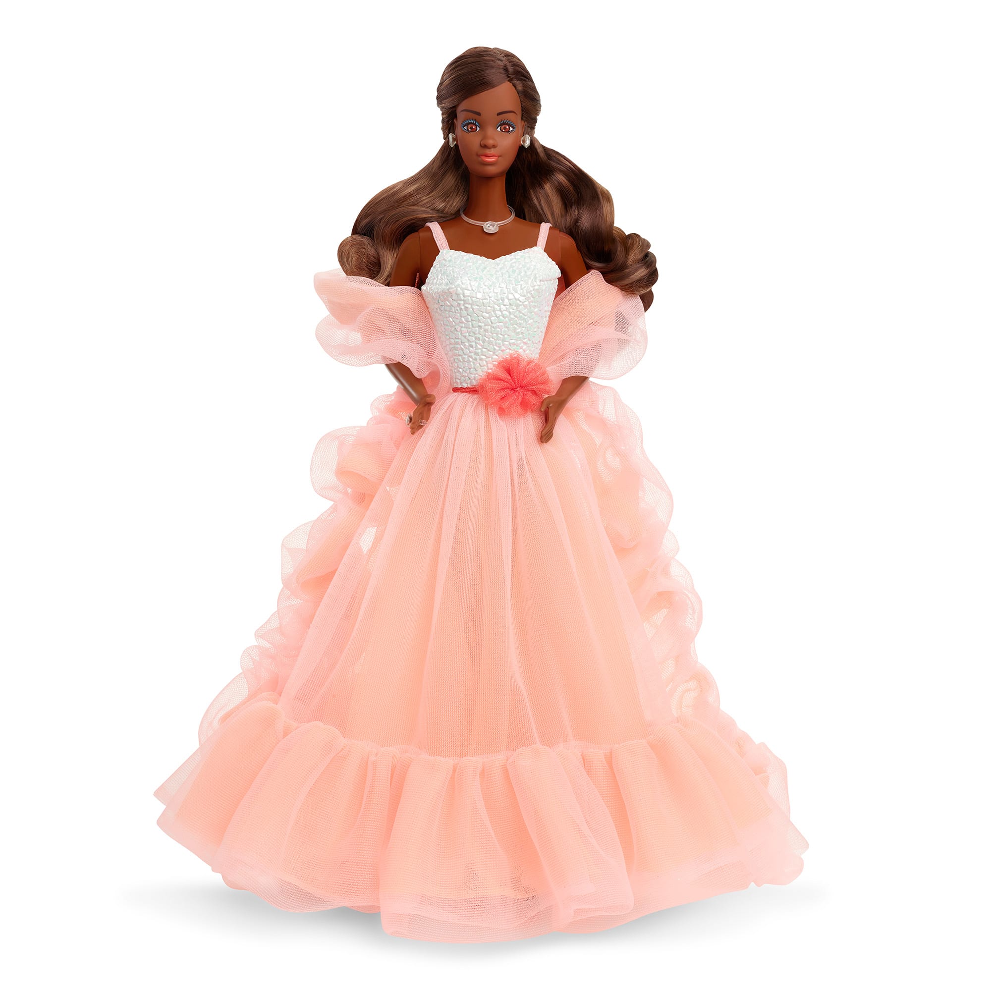 Peaches ‘n Cream Barbie Doll, Brown Hair