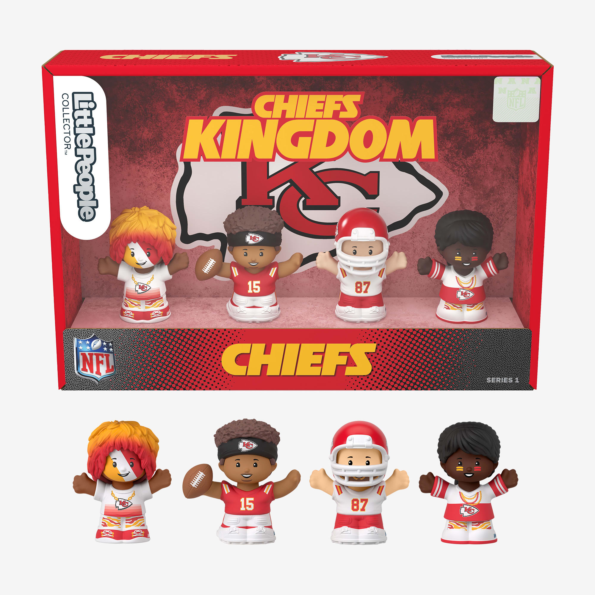 Little People Collector x NFL Kansas City Chiefs Set