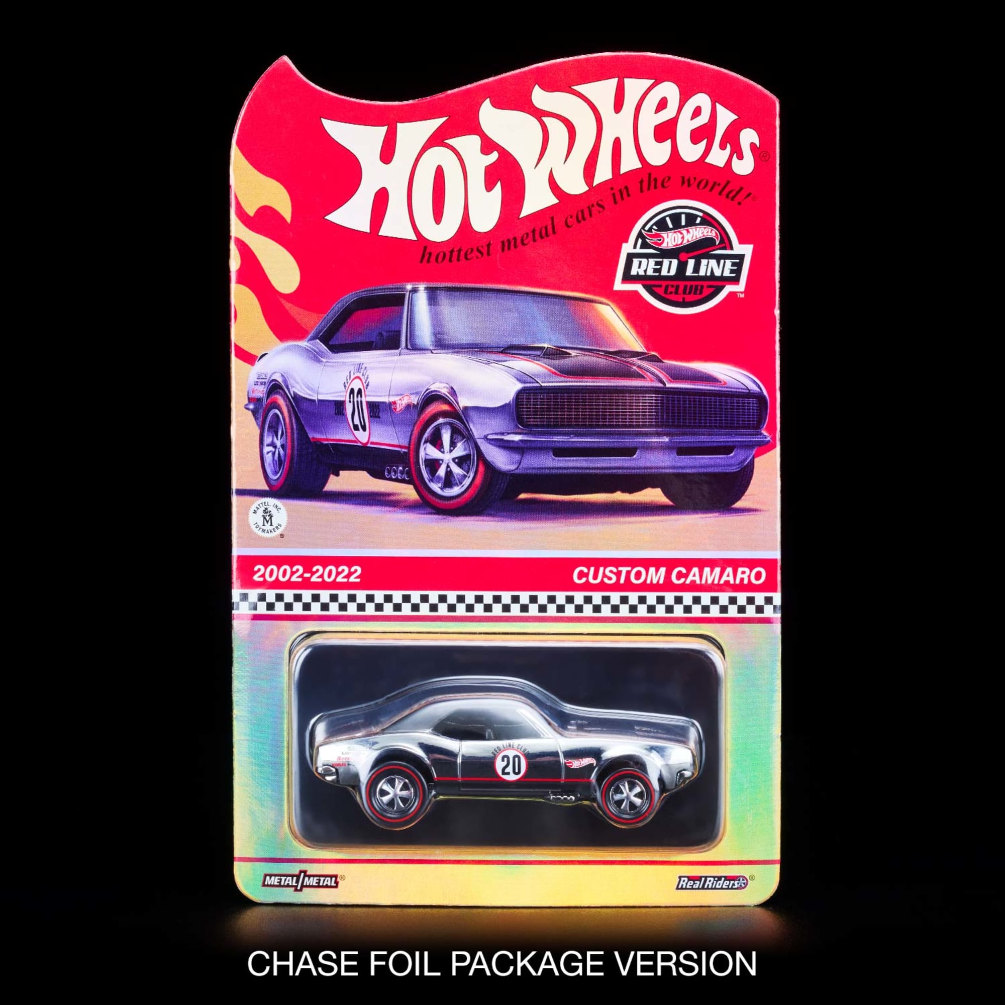 Hot Wheels RLC EXCLUSIVE CUSTOM CAMARO - RLC 20th ANNIVERSARY