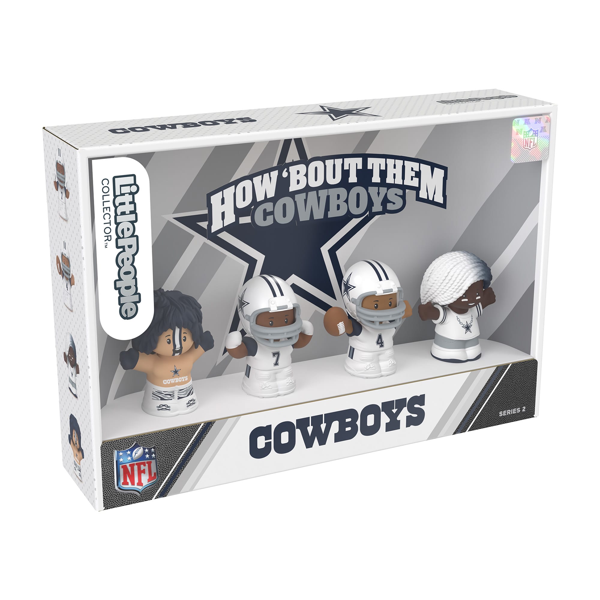 Little People Collector Dallas Cowboys Alternate Jersey Figure Set